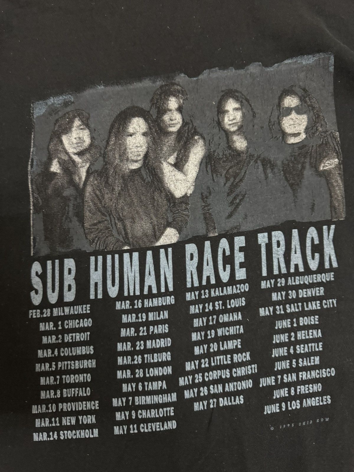 Band Tees VTG Skid Row 90s Size US XL / EU 56 / 4 - 7 Thumbnail