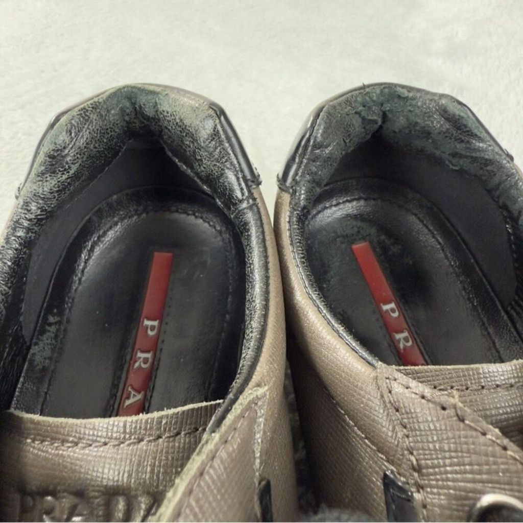 Prada Prada Sport Two Tone Leather Low Top Sneakers Size 7.5 US Size US 7.5 / EU 40-41 - 8 Thumbnail