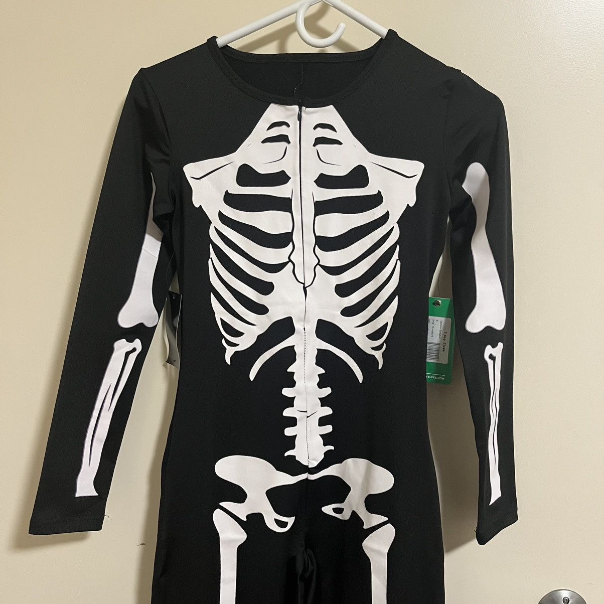 Other Tipsy Elves Women's Skeleton Bodysuit Costume Size Small Size S / US 4 / IT 40 - 1 Thumbnail