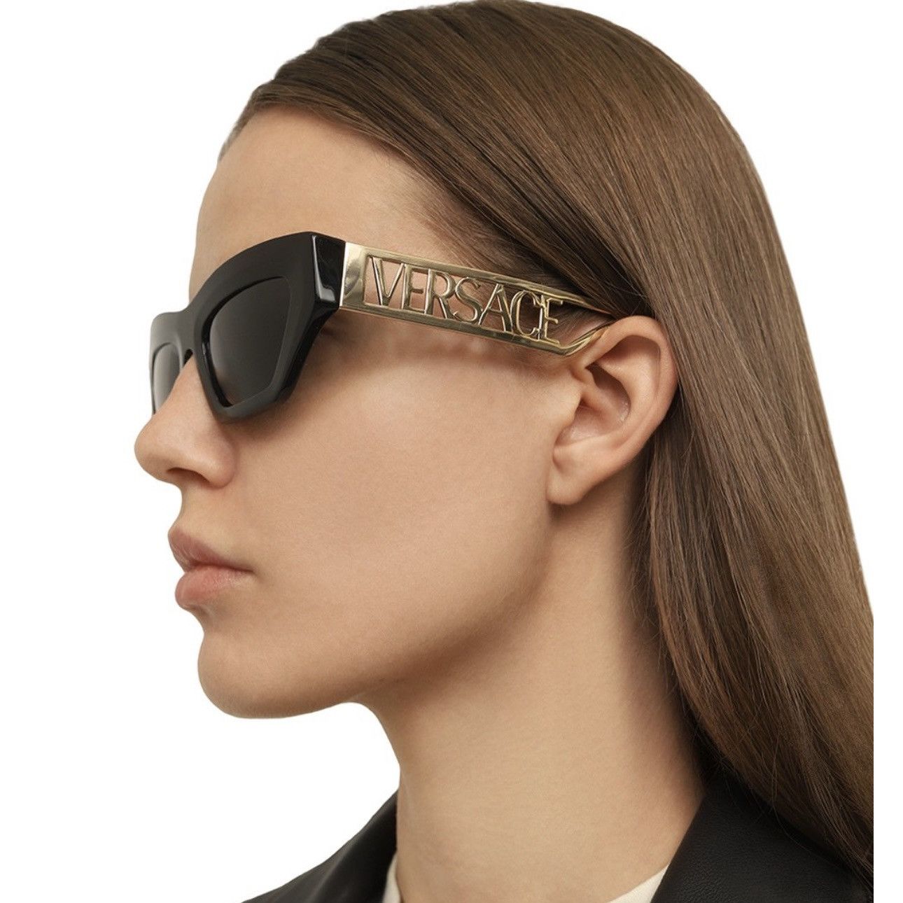 image of New Versace Ve4432U Gb1/87 Women Sunglasses Mod 4432U in Black