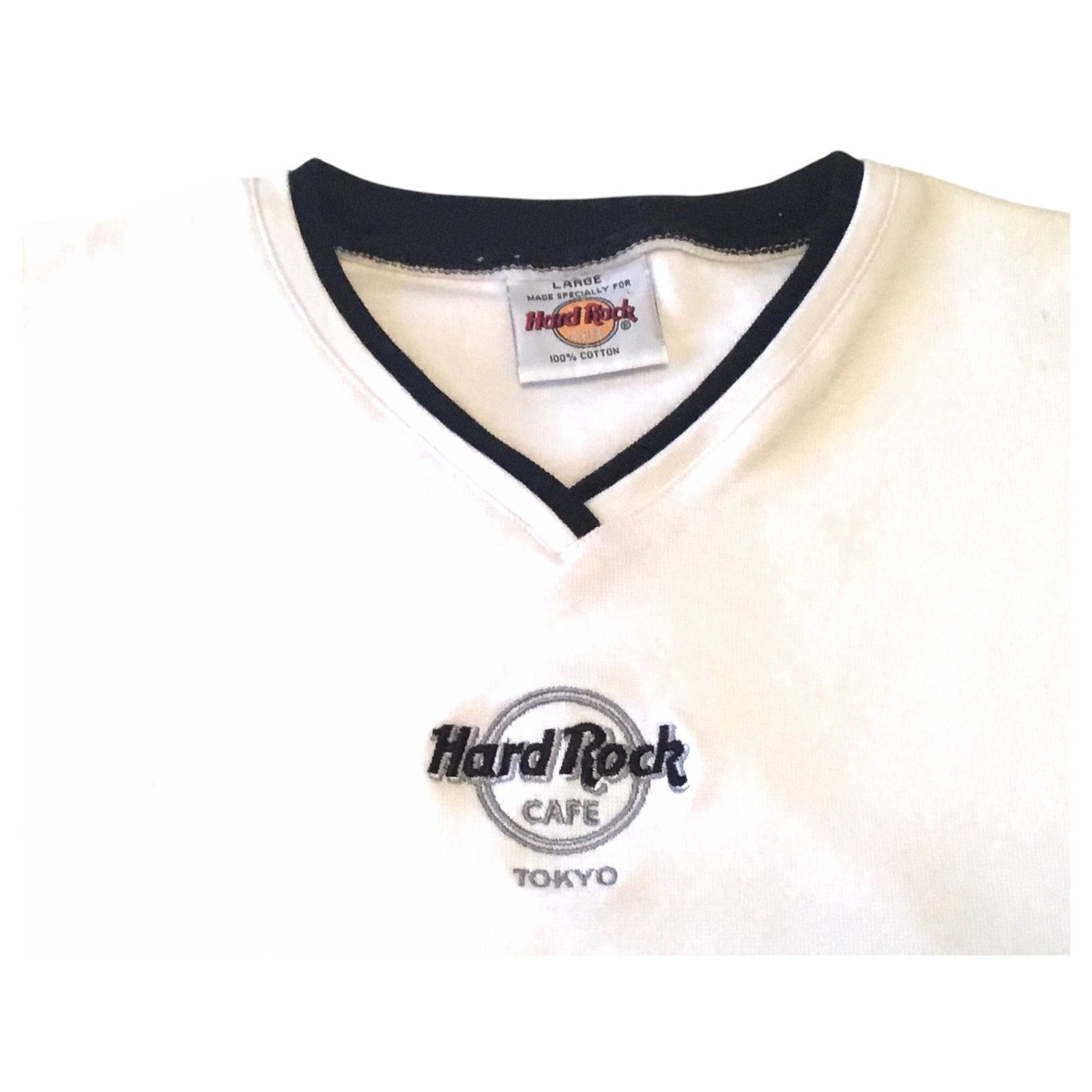 Hard Rock Cafe Hard Rock Cafe Toyko V-Neck Size Junior Large Top Size L / US 10 / IT 46 - 3 Thumbnail