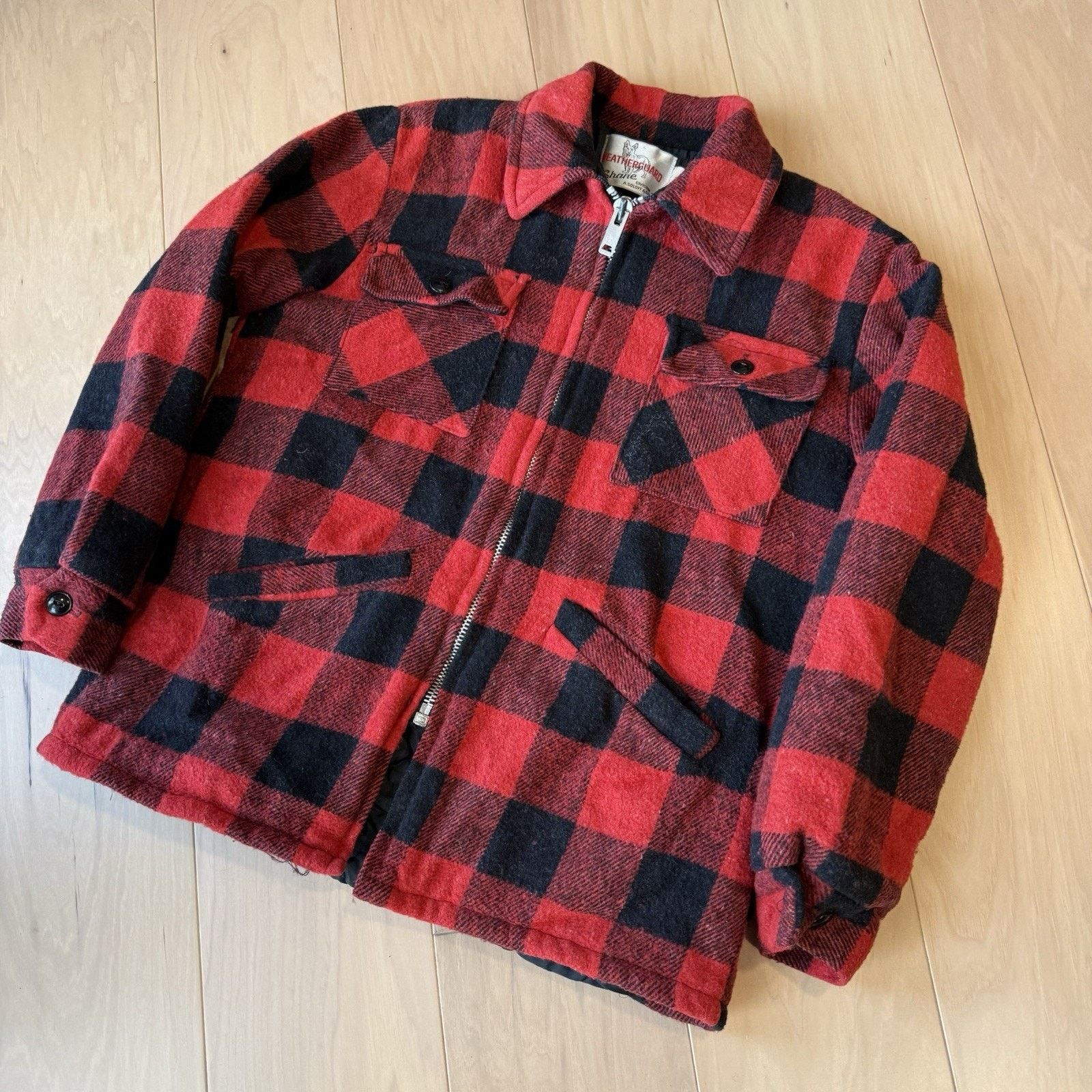 Vintage Vintage Weatherguard Shane Jacket Red 80s Buffalo Plaid Wool Size US M / EU 48-50 / 2 - 9 Thumbnail