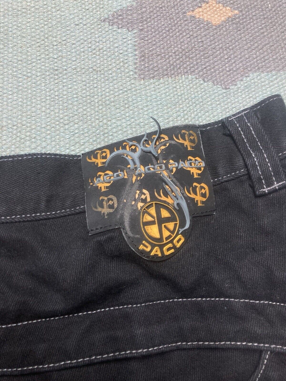 JNCO × Vintage y2k baggy jeans paco cyber goth skater JNCO massive 46x33 Size US 44 / EU 60 - 4 Thumbnail