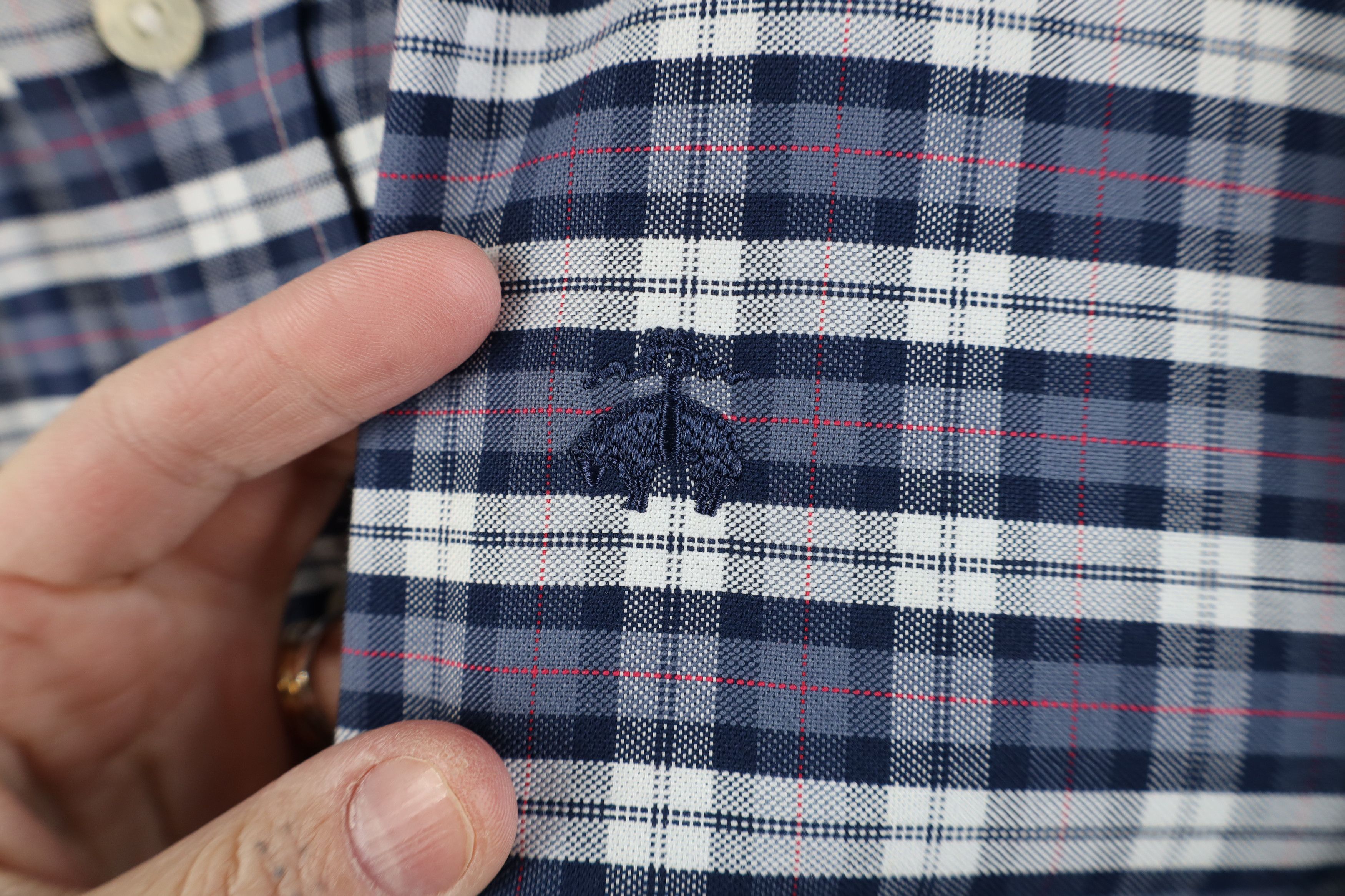 Brooks Brothers Vintage Brooks Brothers Cotton Button Down Shirt Plaid Size US XL / EU 56 / 4 - 4 Thumbnail