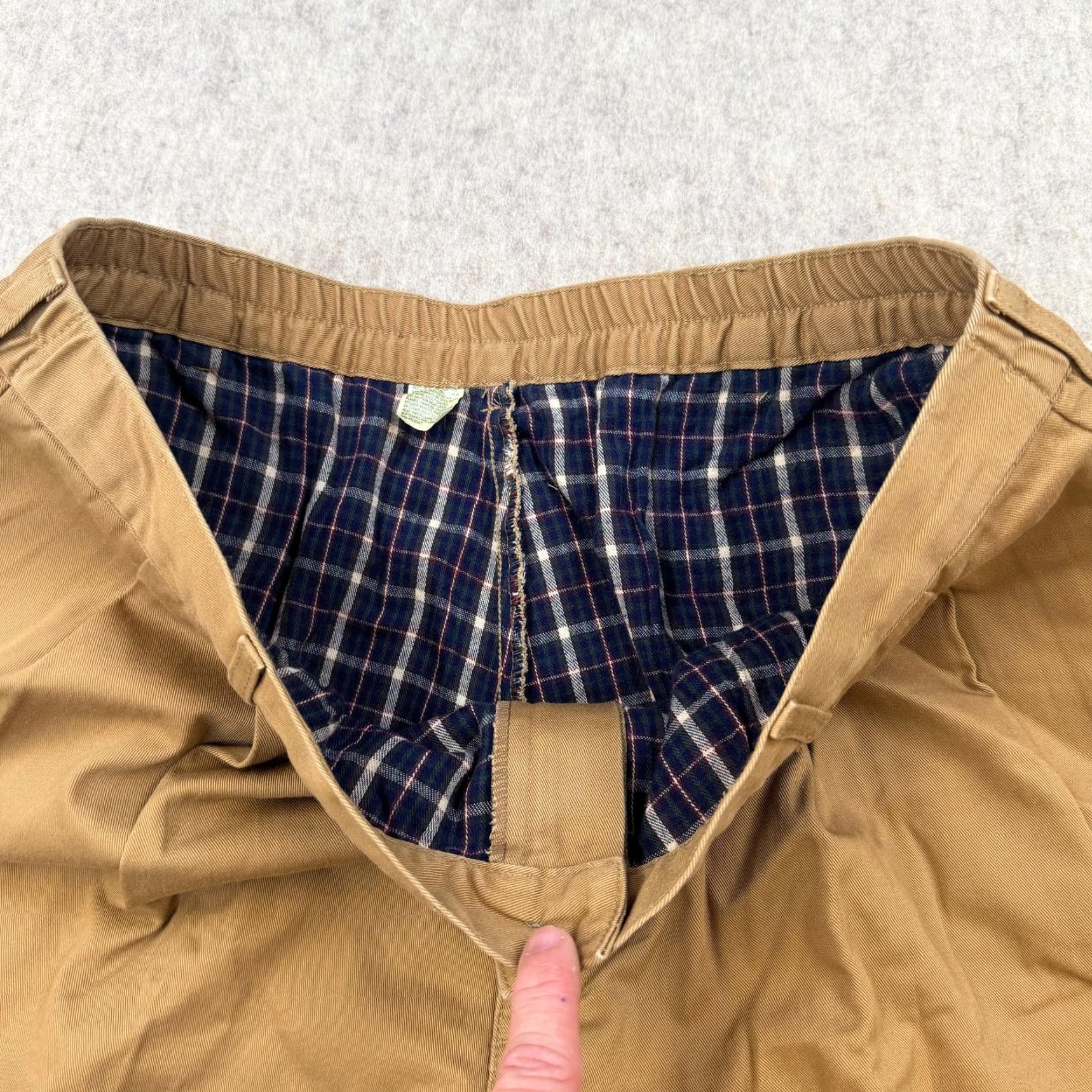 Vintage **L.L.Bean Mens Comfort Waist Pants 40x32 Brown Chino** User: L.L.Bean Mens Comfort Waist Pants 40x32 Brown Chino Size US 40 / EU 56 - 5 Thumbnail