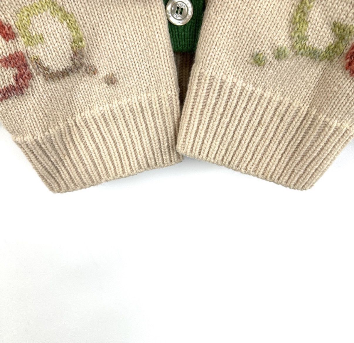Gucci Gucci Double G Jacquard All-Over Print Knit Cardigan K12 Size XL / US 12-14 / IT 48-50 - 6 Thumbnail