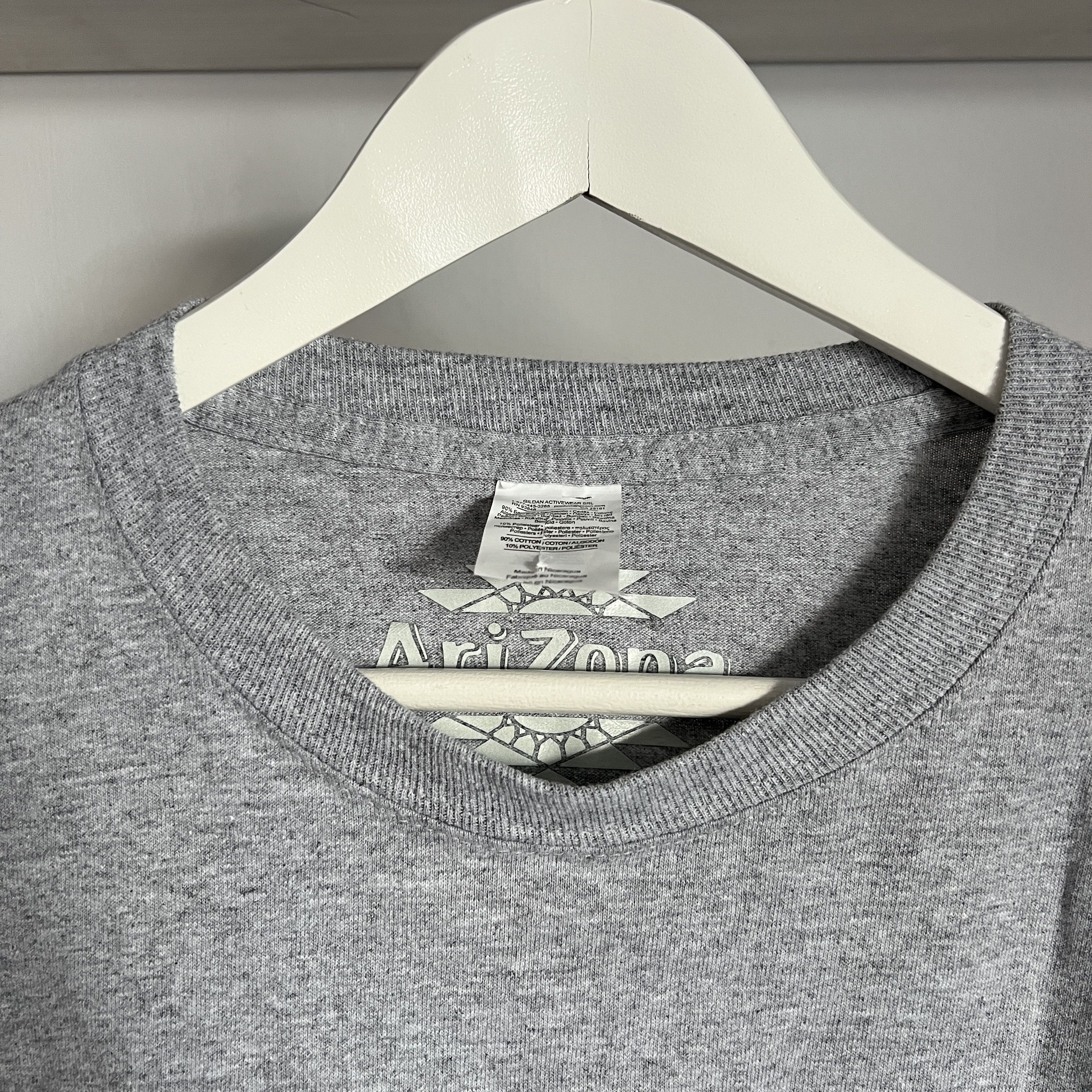 Arizona Jean Co. Men's ARIZONA ICED TEA Gray Long Sleeve Logo Size XL Size US XL / EU 56 / 4 - 6 Thumbnail