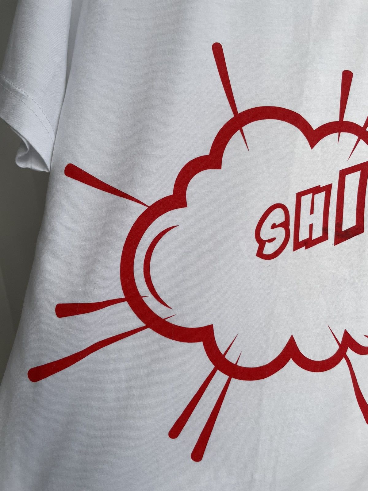 Comme des Garcons SHIRT RARE Comme Des Garcons SHIRT Big Logo T-Shirt Tee White Size US M / EU 48-50 / 2 - 4 Thumbnail