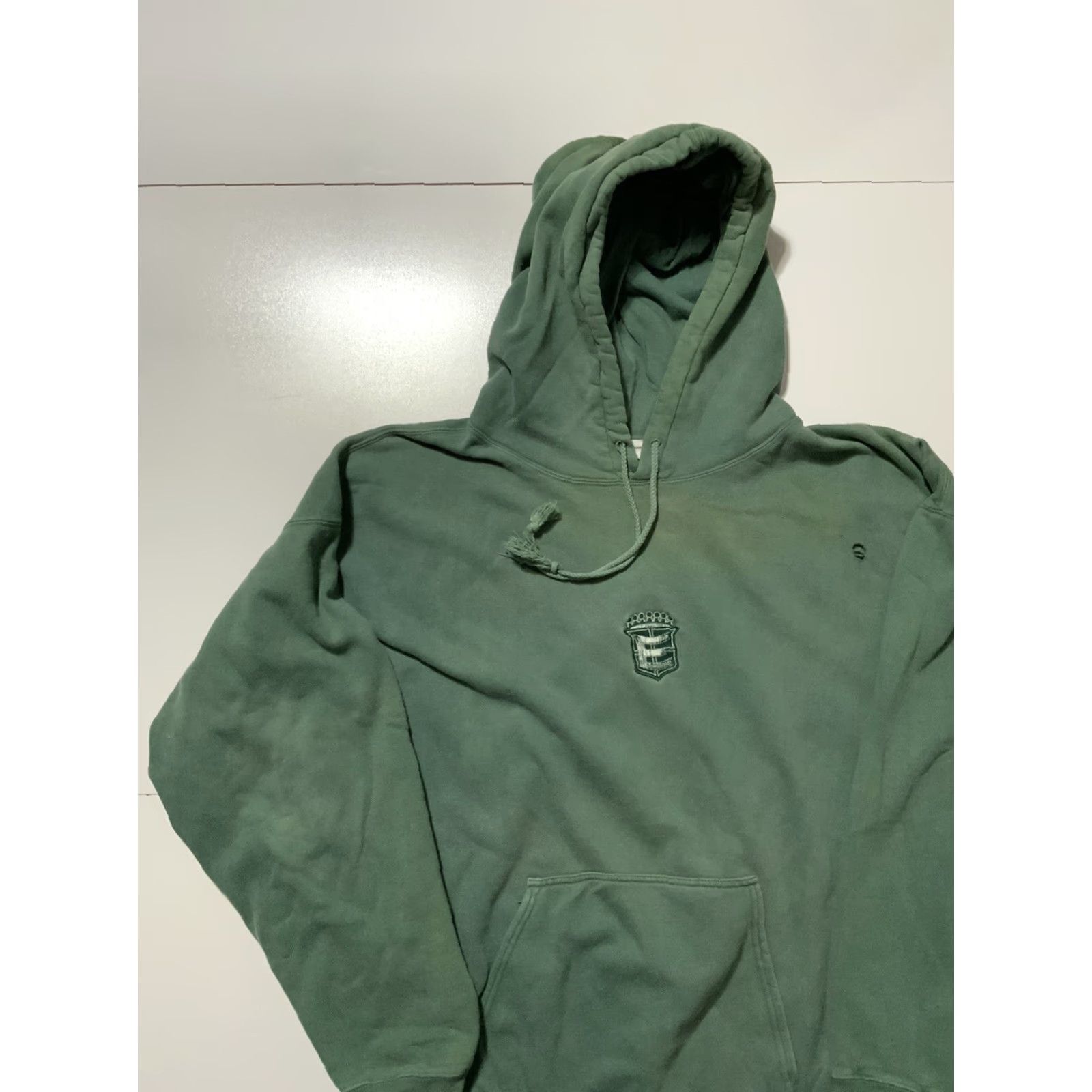 Vintage VINTAGE Ezekiel Hoodie 90s Pullover Fleece Overdye Green XL Mens Skateboarding Size US XL / EU 56 / 4 - 3 Thumbnail