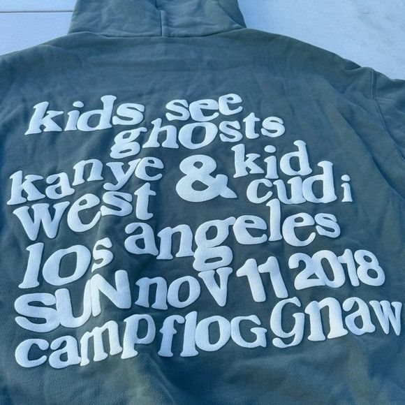 Designer NEW KANYE WEST x KID CUDI KIDS SEE GHOSTS GLACIER HOODIE SZ Size US L / EU 52-54 / 3 - 3 Thumbnail