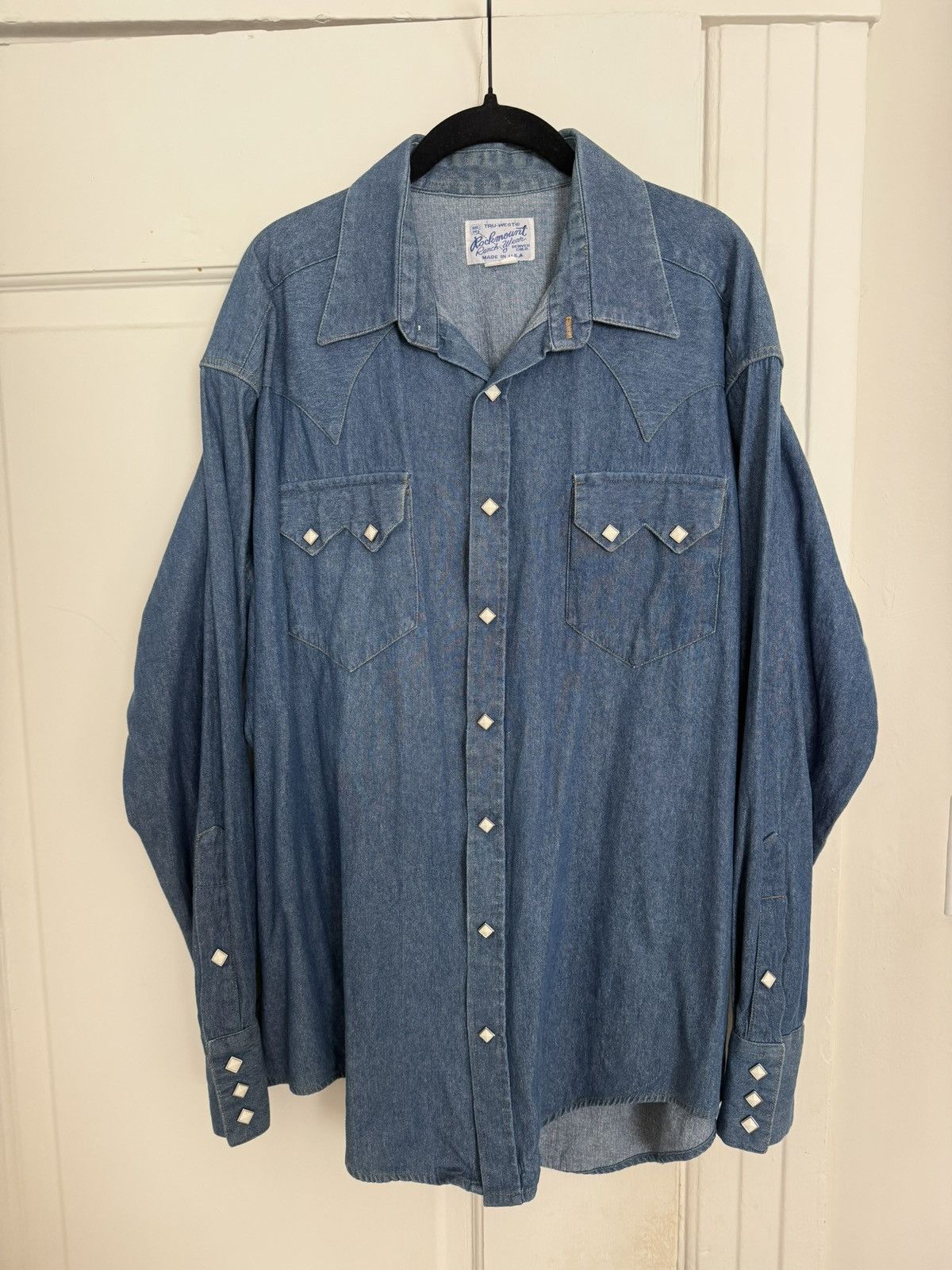 Vintage Vintage western denim button-up Size US L / EU 52-54 / 3 - 1 Thumbnail