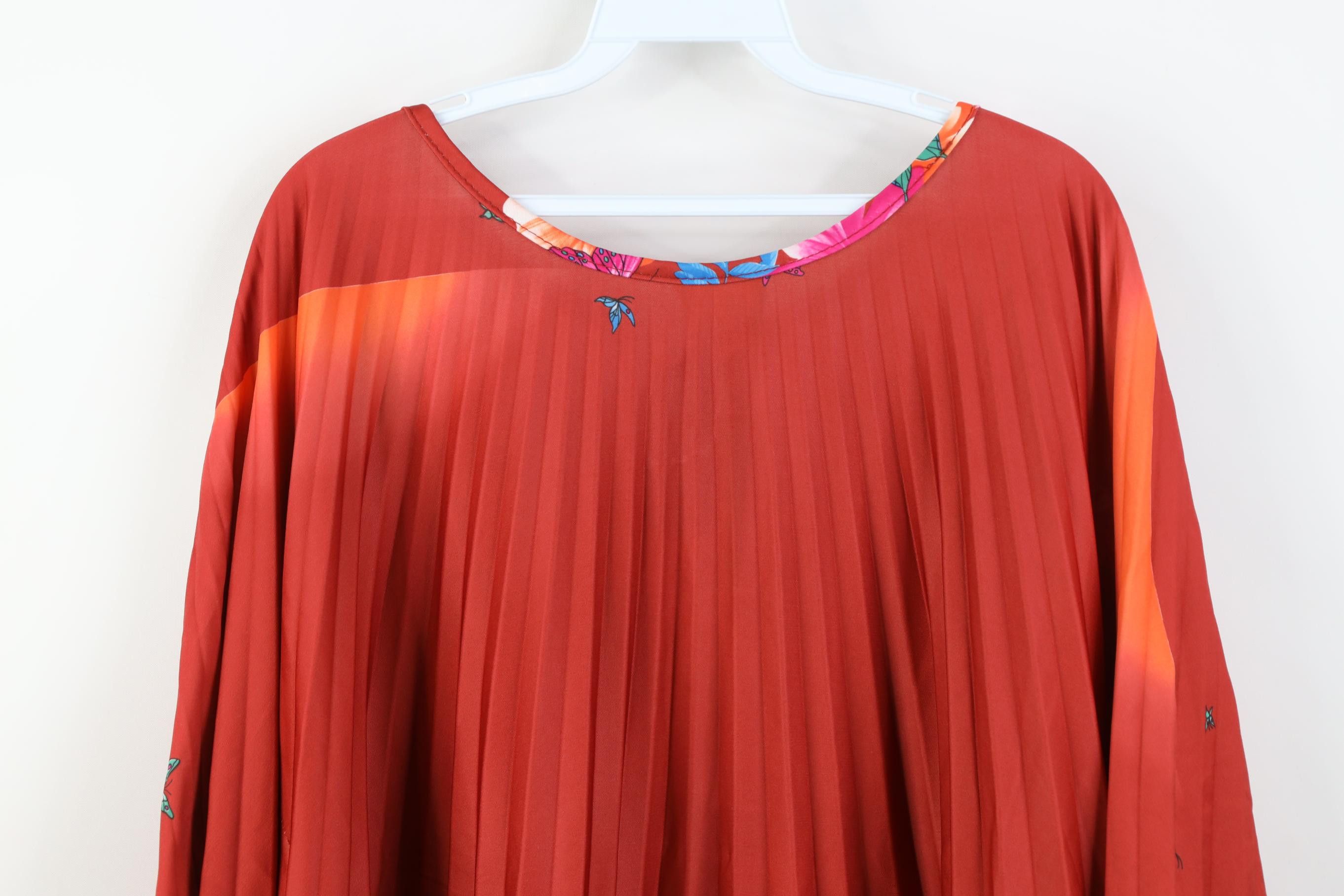 Vintage Vintage 70s Boho Chic Butterfly Flower Cape Shirt USA Size ONE SIZE - 14 Thumbnail