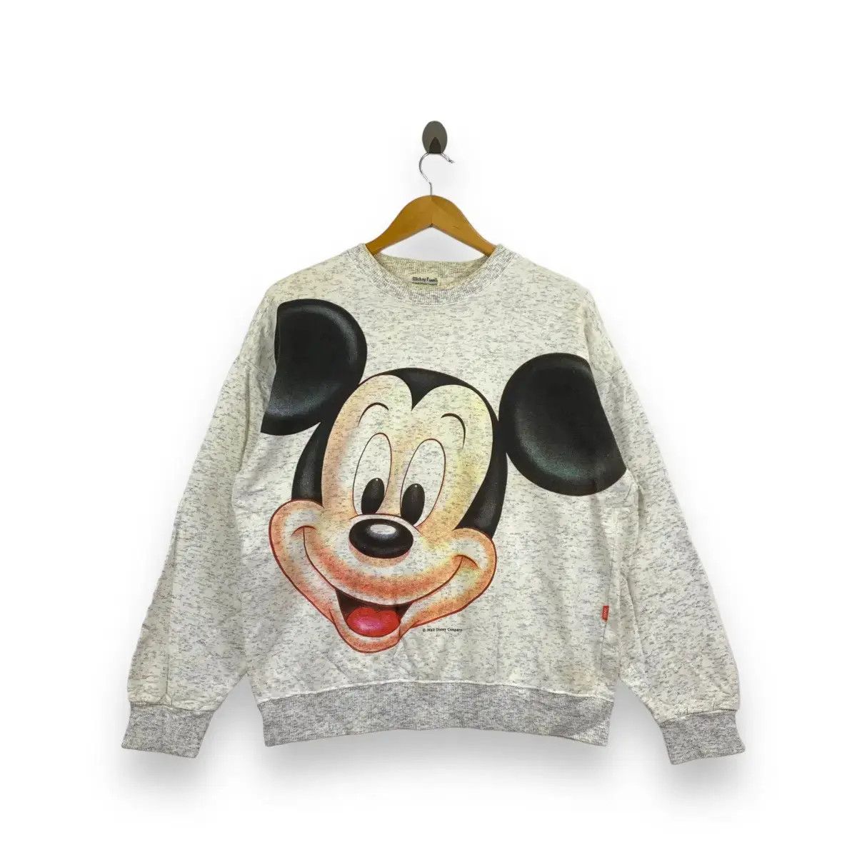 Disney Vintage 90‘ WALT DISNEY Mickey Mouse Smiley Face Size L / US 10 / IT 46 - 1 Thumbnail