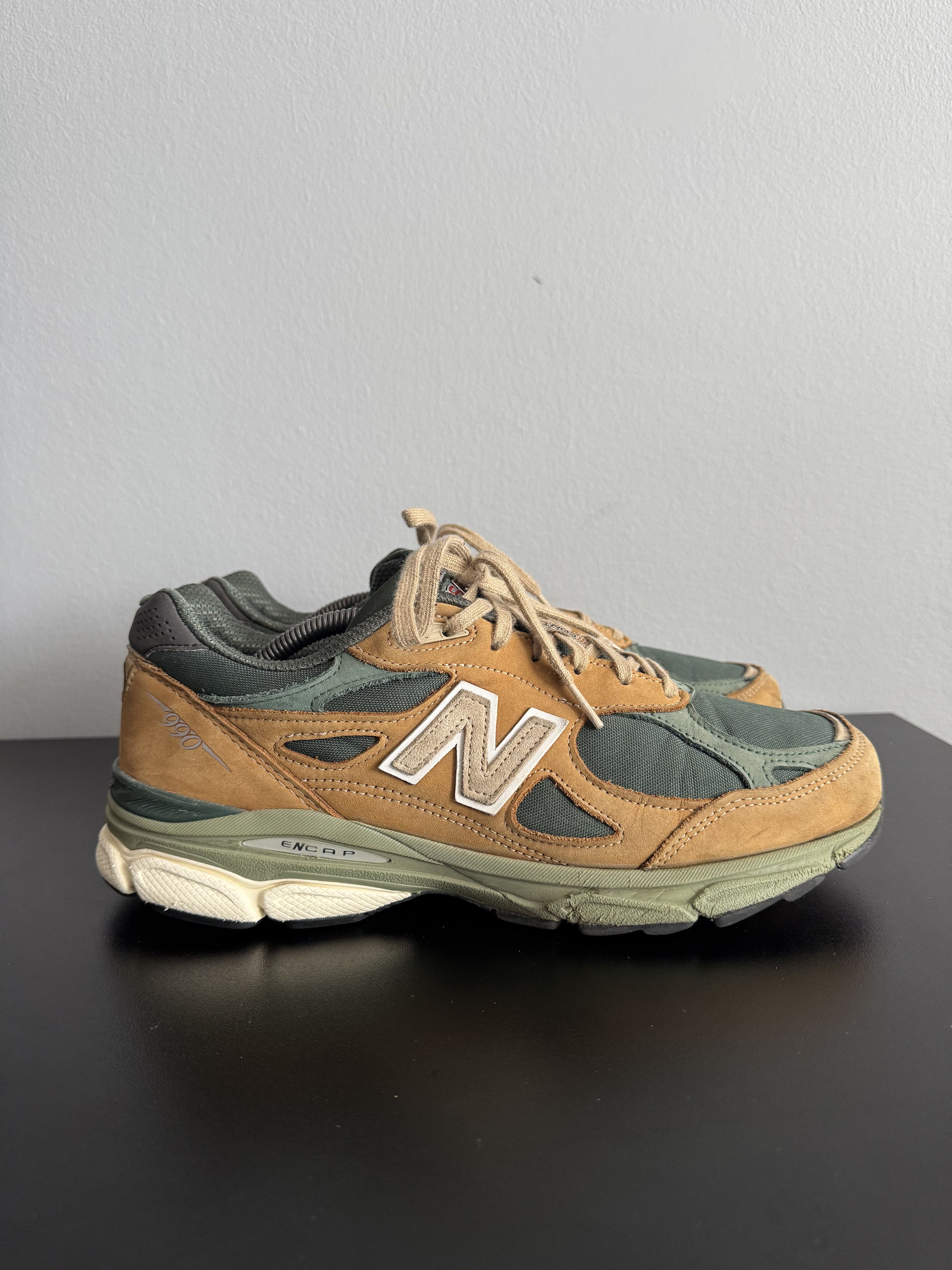 New Balance Teddy Santis x New Balance 990v3 USA Tan Green Olive 990 993 Size US 10 / EU 43 - 3 Thumbnail