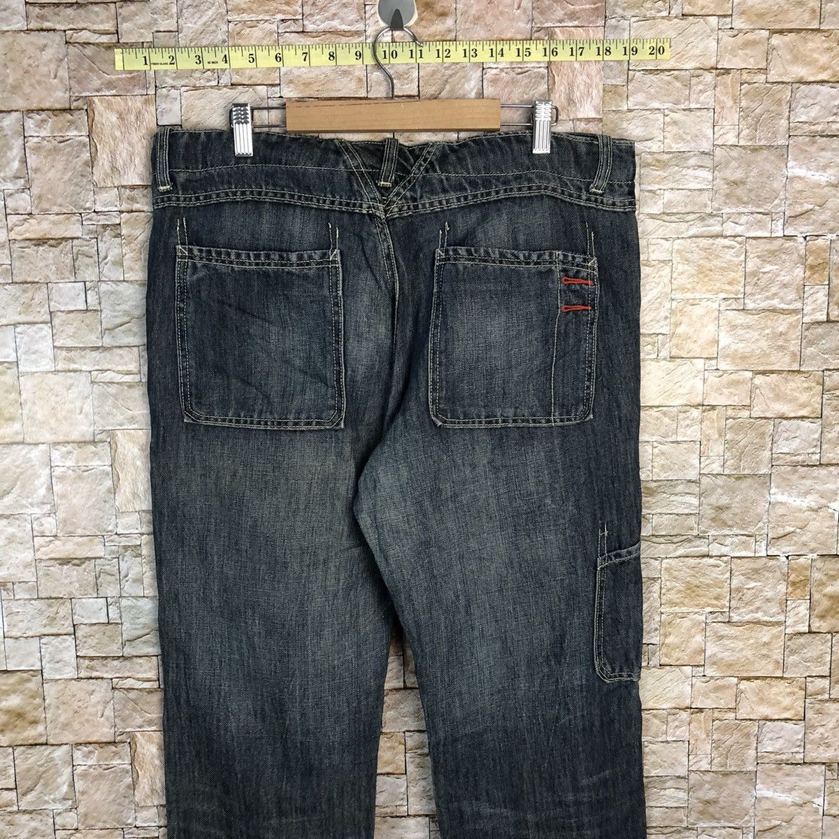 Gap Gap vintage faded denim Blue Jeans #A326 Size US 35 - 16 Thumbnail
