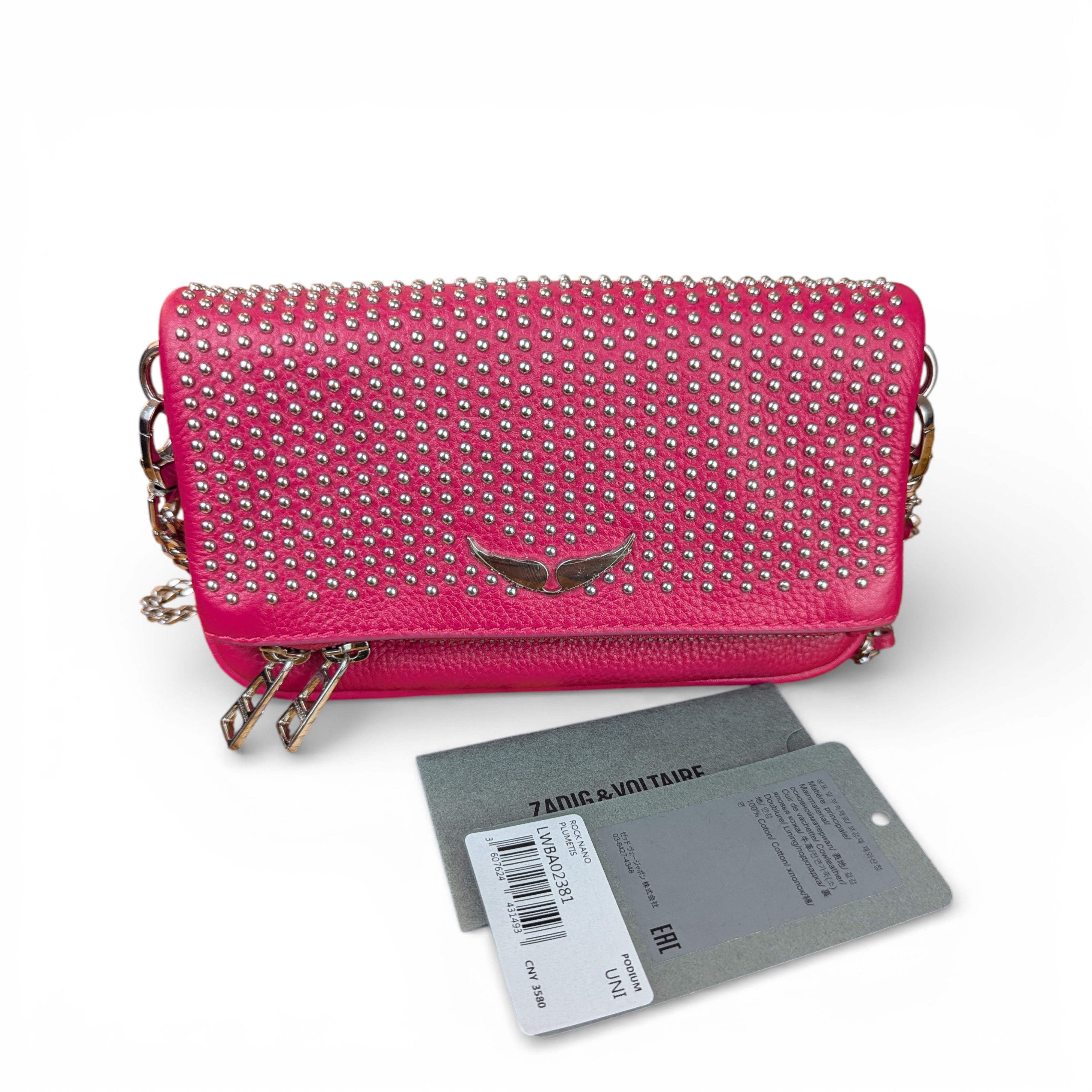 Zadig & Voltaire ZADIG&VOLTAIRE Pink Leather Crossbody bag Size ONE SIZE - 7 Thumbnail