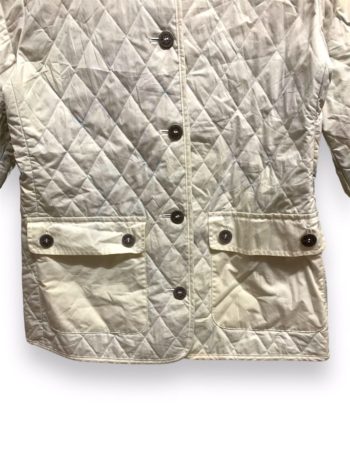 Burberry × Vintage Vintage 🔥BURBERRY🔥 Reversible Jacket Women Button Size S / US 4 / IT 40 - 13 Thumbnail
