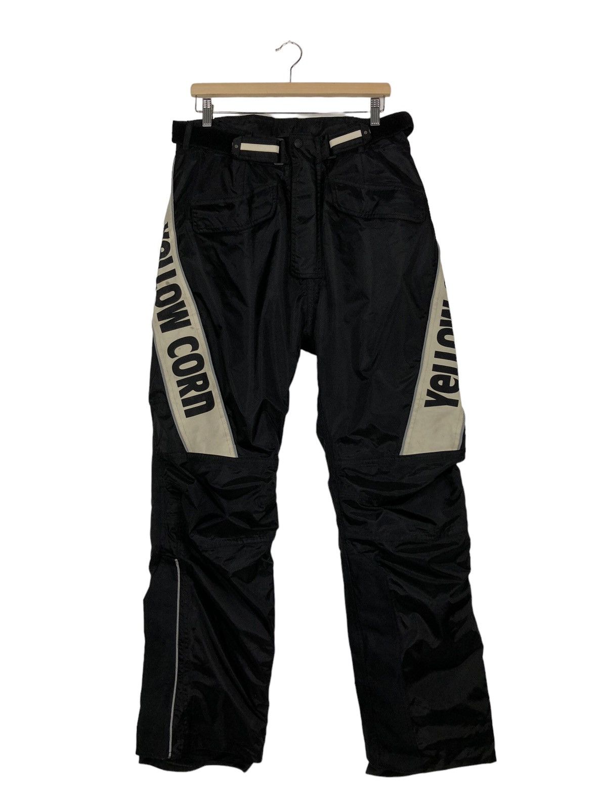 Japanese Brand 🔥Motorcycle Cross Pants Yellow Corn Racing Big Logo Size US 34 / EU 50 - 1 Thumbnail