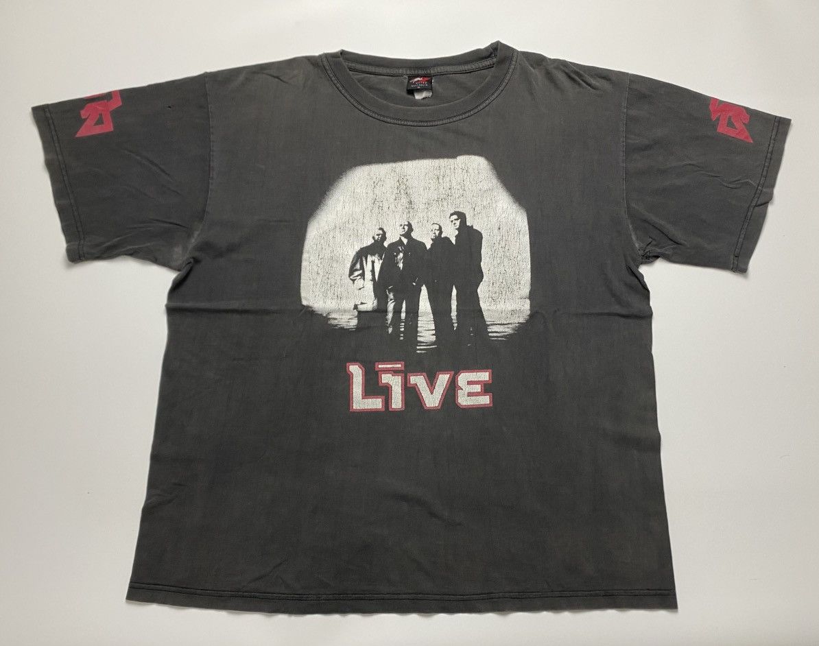Band Tees True Vintage 90s Live Band (Grunge) Tee Size US L / EU 52-54 / 3 - 1 Thumbnail