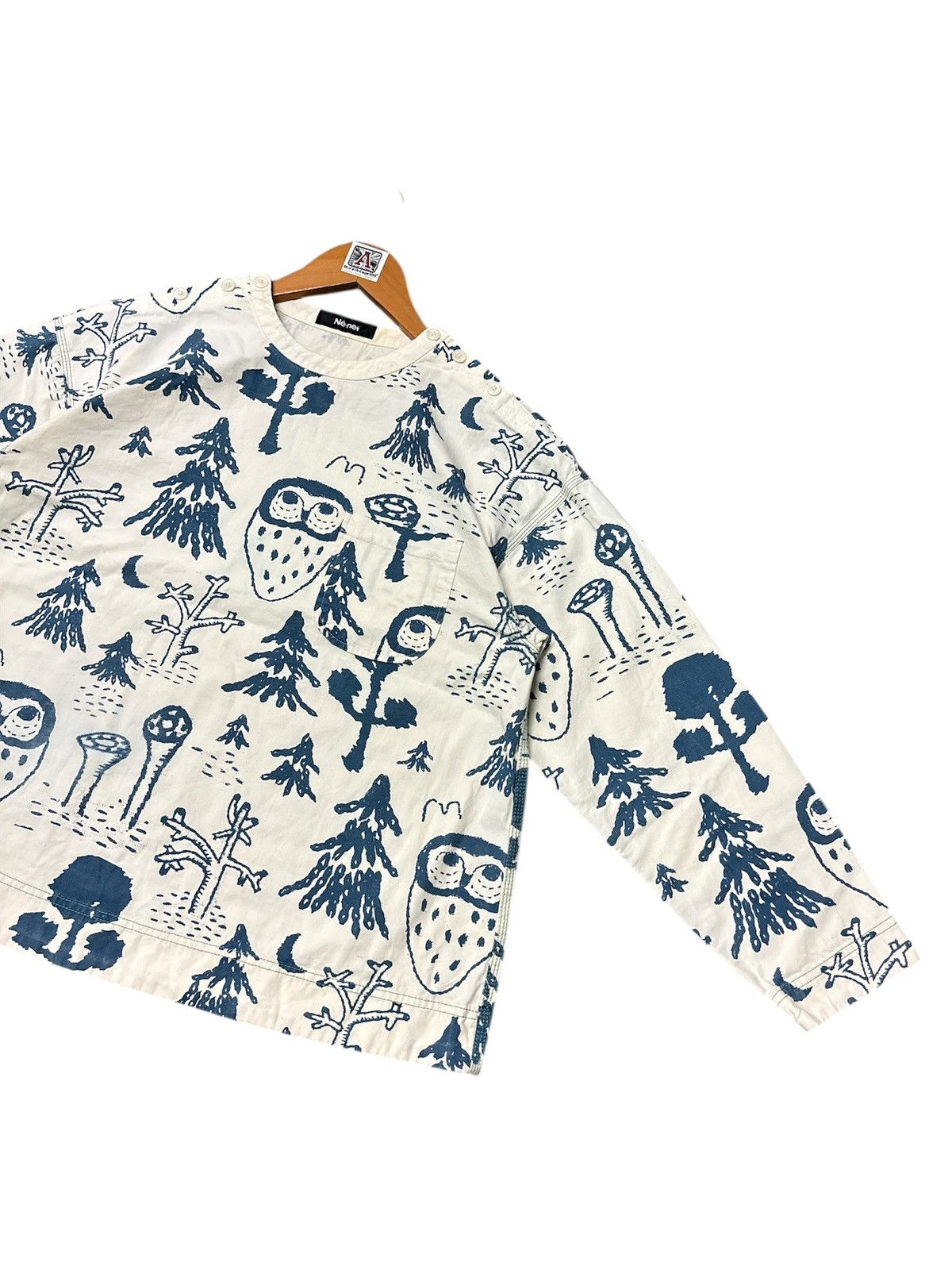 Ne-Net ‼️RARE‼️NE-NET BY ISSEY MIYAKE FOREST OWL TEE🔥 Size US M / EU 48-50 / 2 - 2 Thumbnail