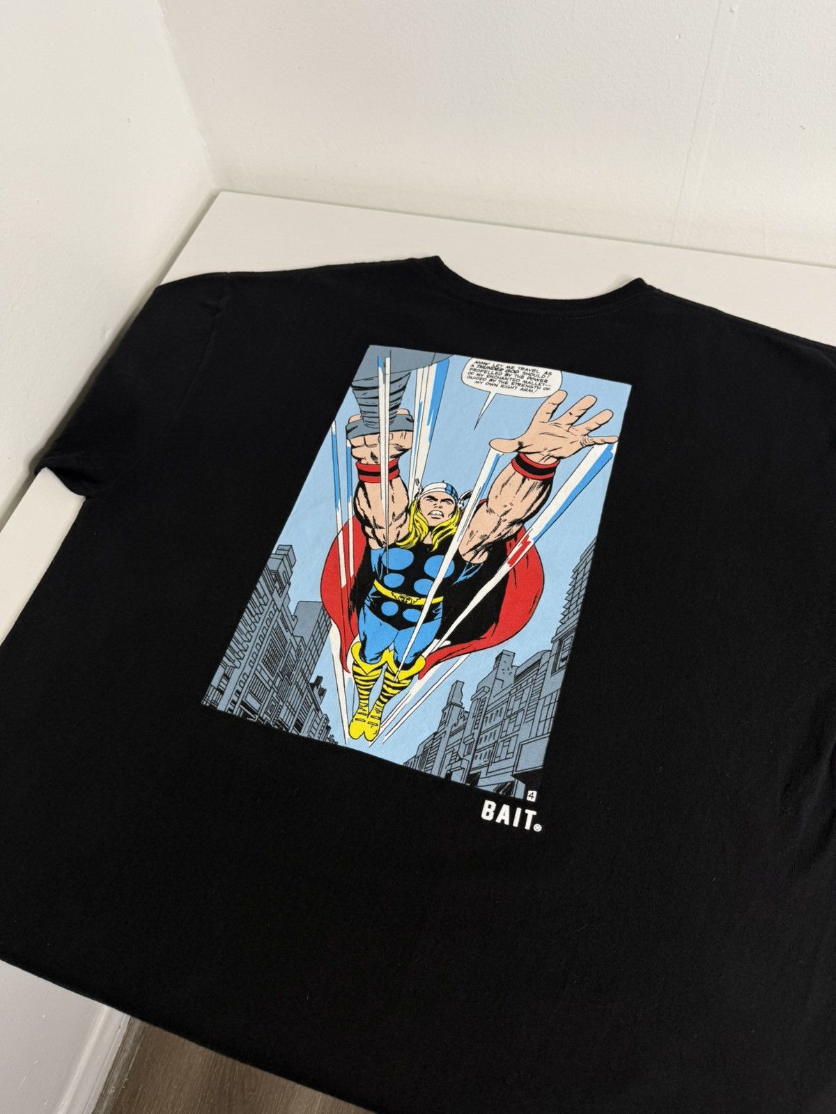Bait Bait x Marvel Thor Tee "Black" (XL) *PREOWNED* Size US XL / EU 56 / 4 - 1 Thumbnail