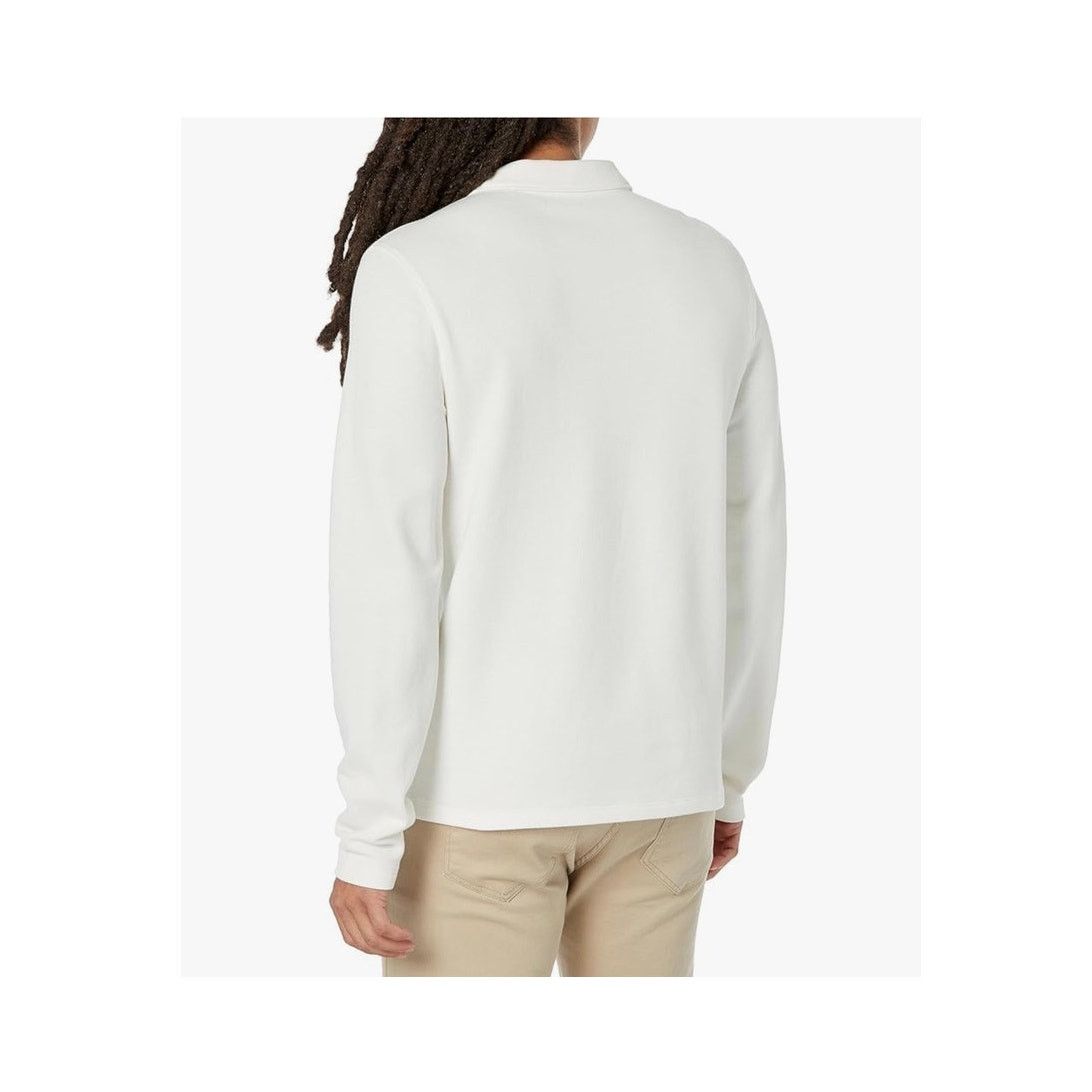 Vince Vince Off-White Pique Double Knit Long Sleeve Polo Size XXL Size US XXL / EU 58 / 5 - 2 Thumbnail
