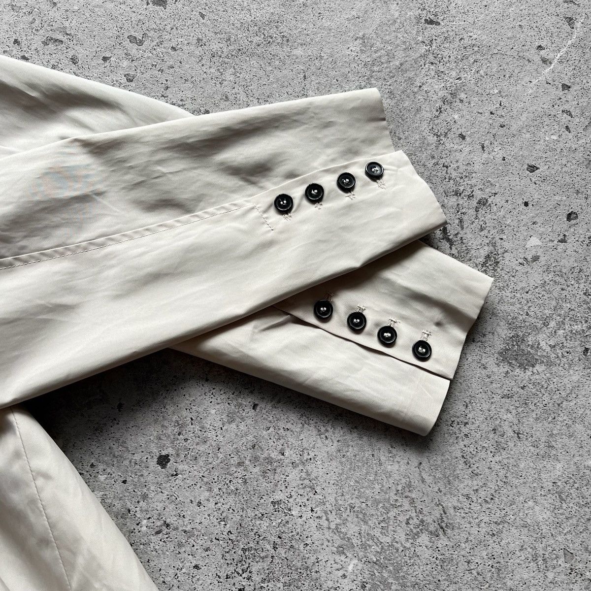 Designer × Guess Guess Mens New Beige Long Sleeve Trench Coat Jacket RRP €170 Size US L / EU 52-54 / 3 - 5 Thumbnail