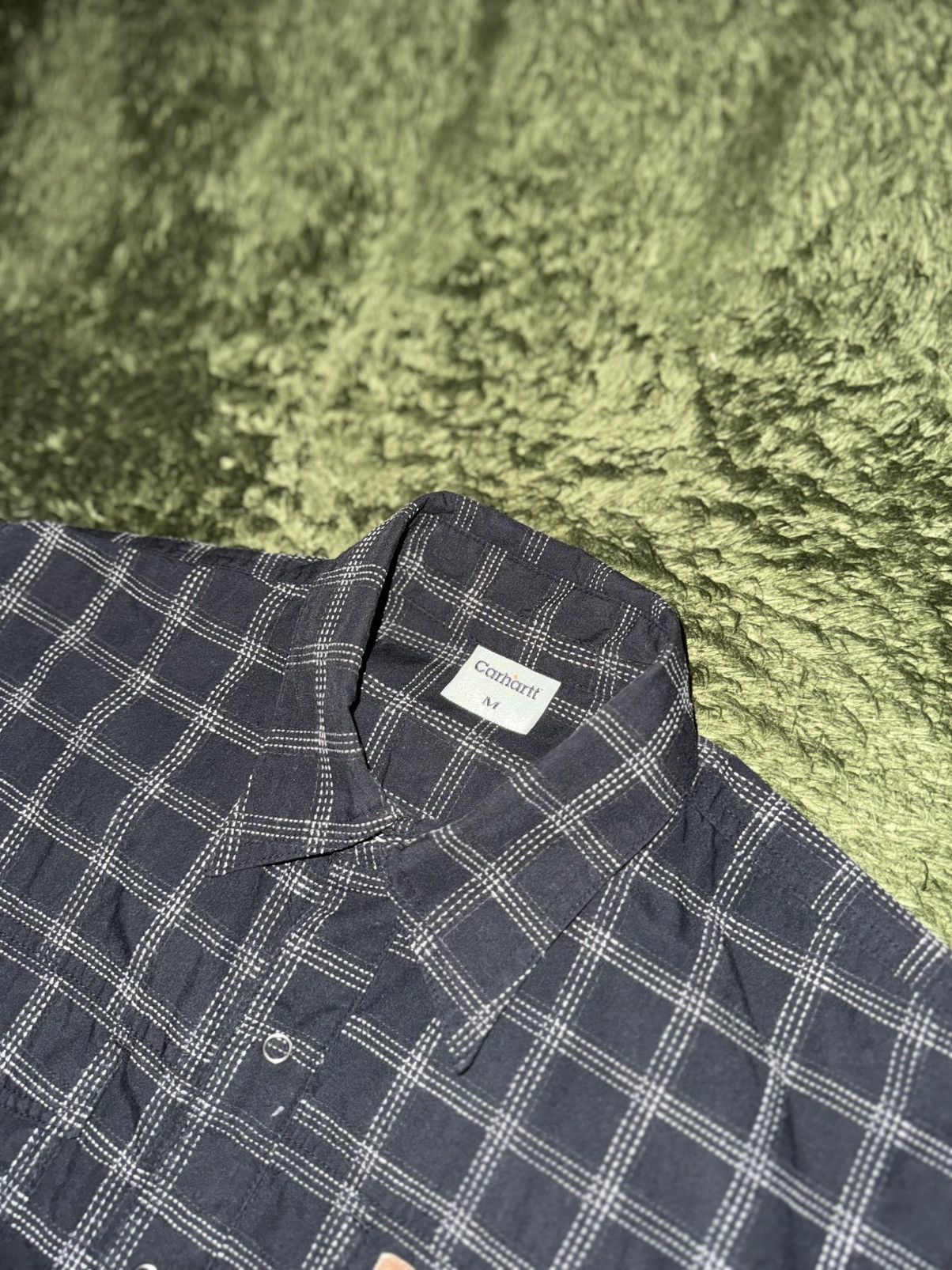 Carhartt [M] Carhartt Japan Release Windowpane Check Work Shirt Size US M / EU 48-50 / 2 - 3 Thumbnail
