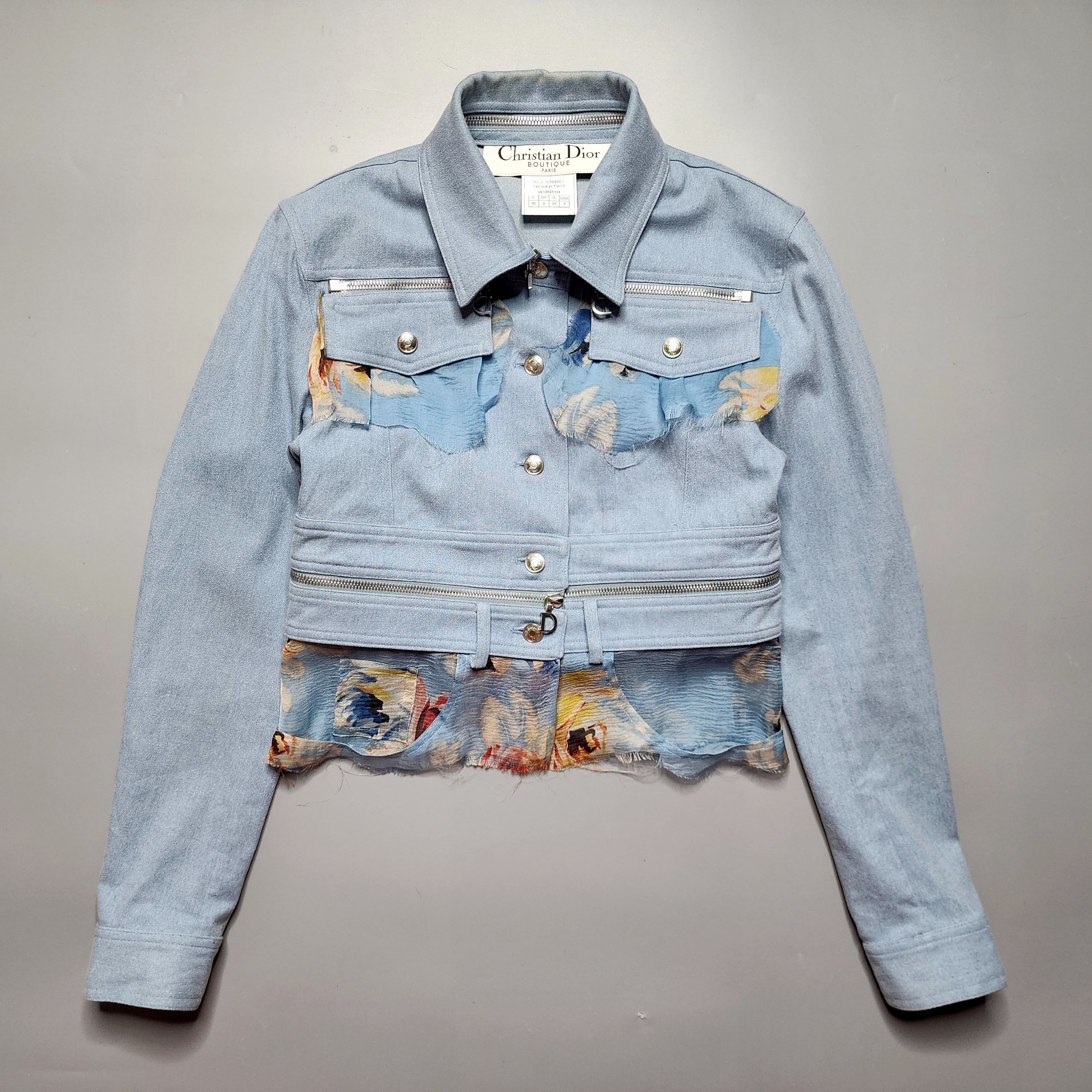 DIOR | クロップド ジャケット コットンデニム & ディオール