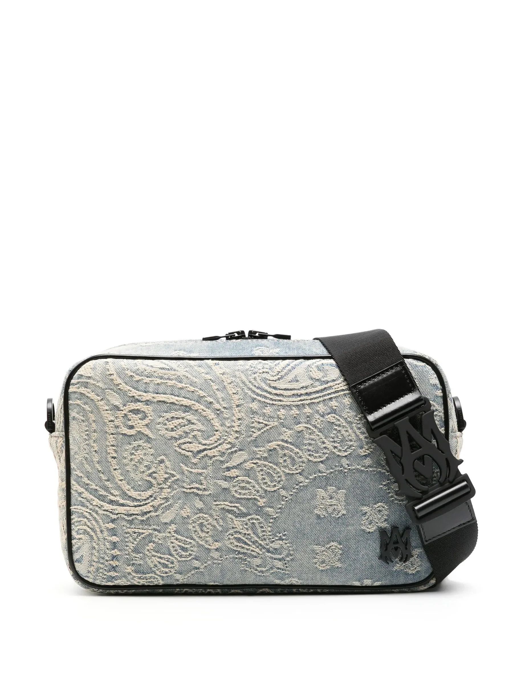 Amiri O1W1Db10125 Size: Os / Bandana Jacquard Camera Bag, Men's