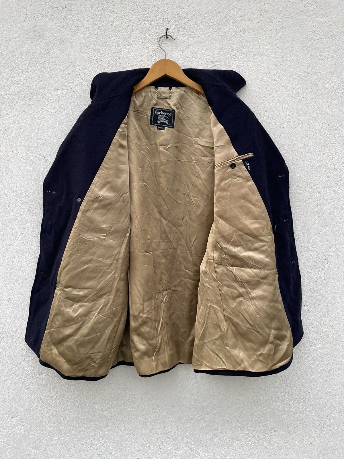 Burberry Prorsum Vintage Burberrys Wool Double Breasted Pea Coat Size US M / EU 48-50 / 2 - 12 Thumbnail