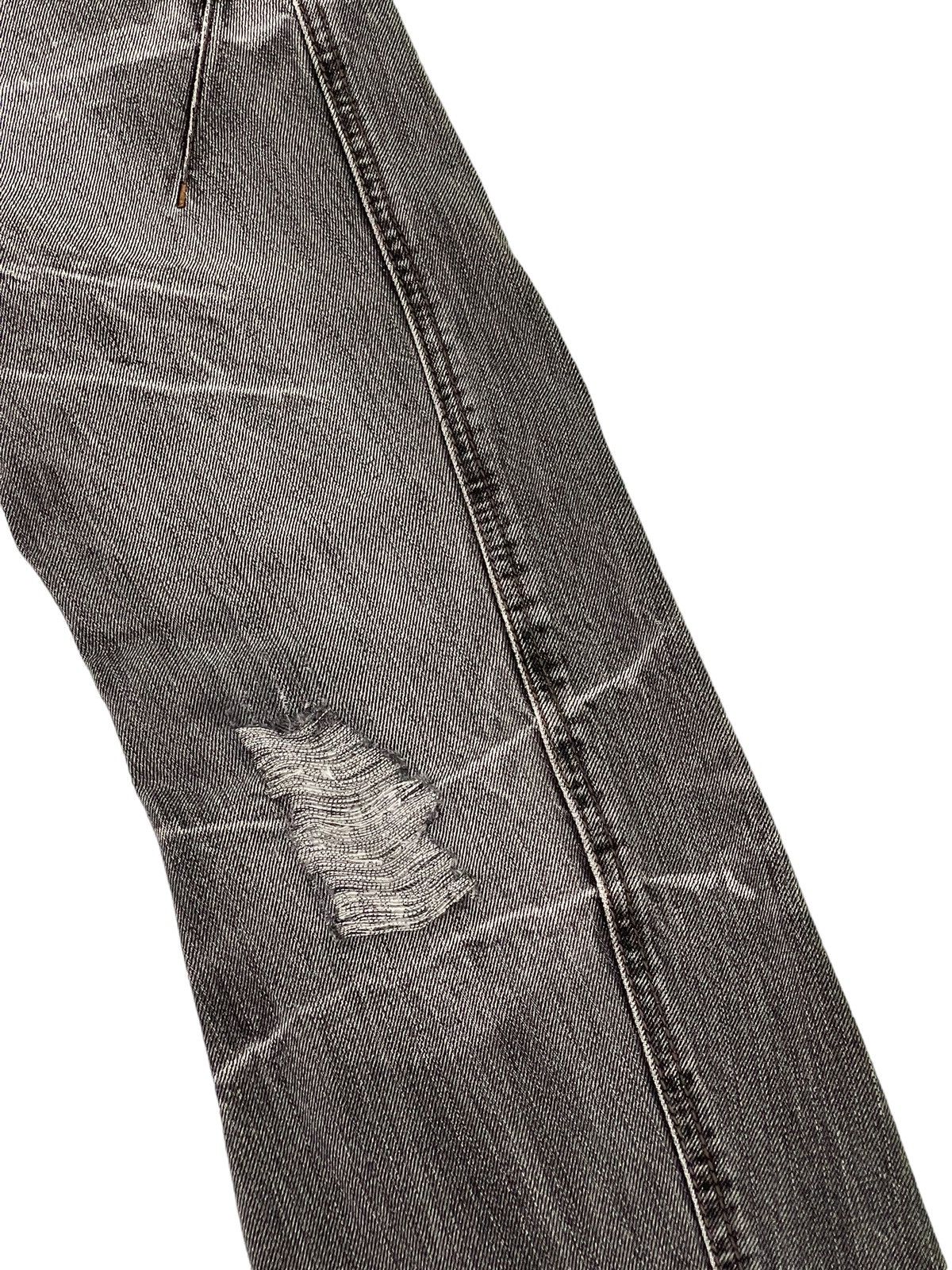Japanese Brand Flare Jeans Nicole Club Distress Low Rise Boot Cut 6🟦8 Size US 32 / EU 48 - 7 Thumbnail