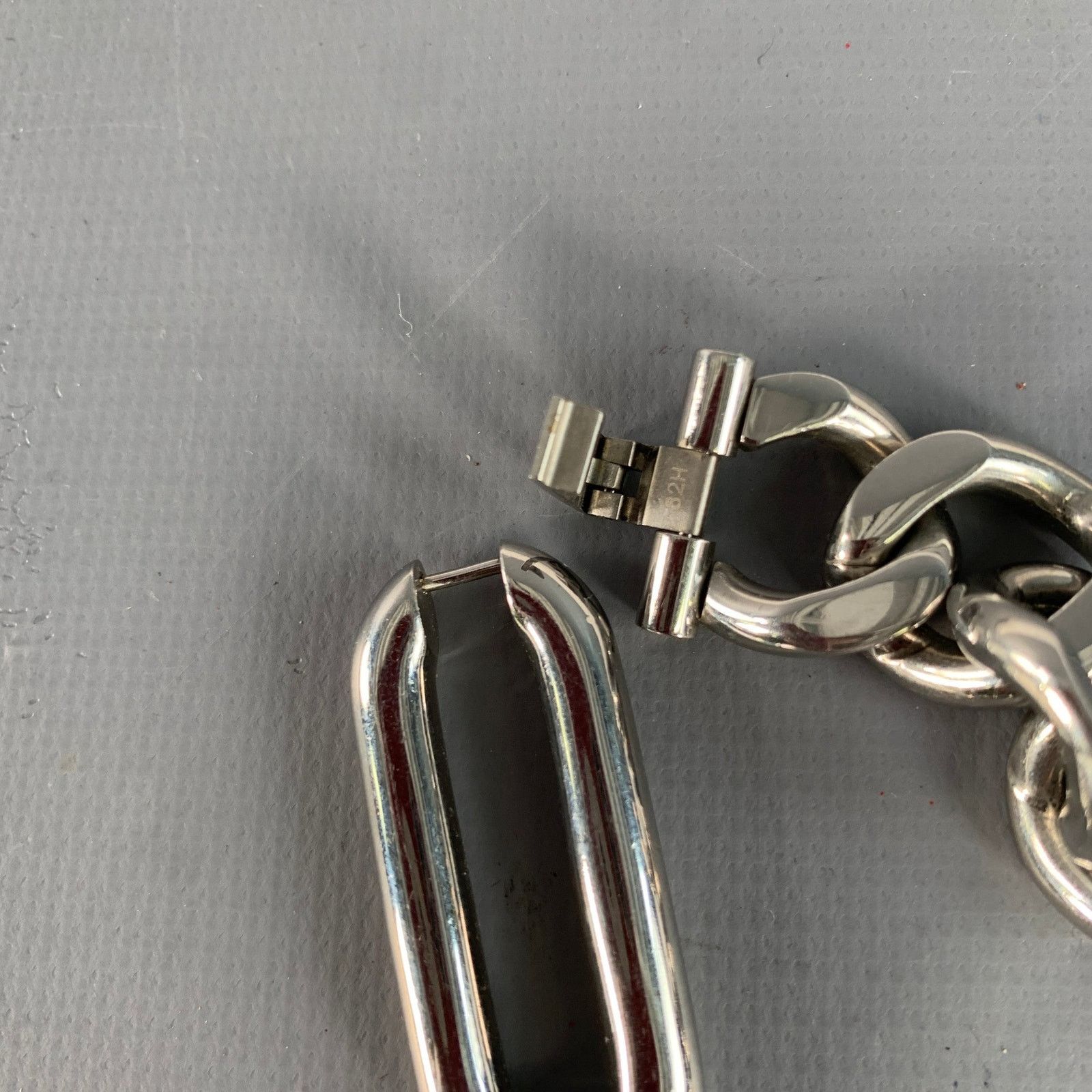 Dolce & Gabbana DOLCE & GABBANA Silver Tone Stainless Chunky Chain Bracelet Size ONE SIZE - 5 Thumbnail