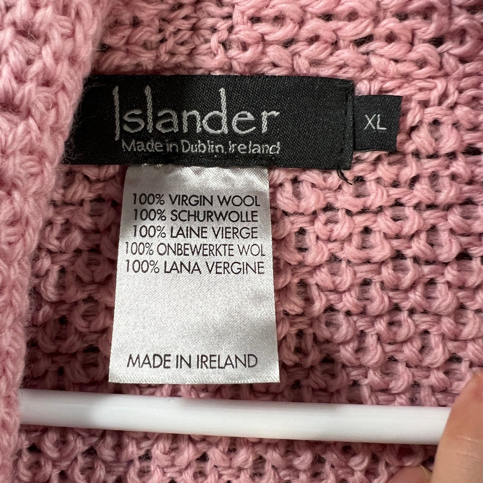 Other Islander Regular Merino Wool Deen Front Duster Cardigan Size XL / US 12-14 / IT 48-50 - 3 Thumbnail