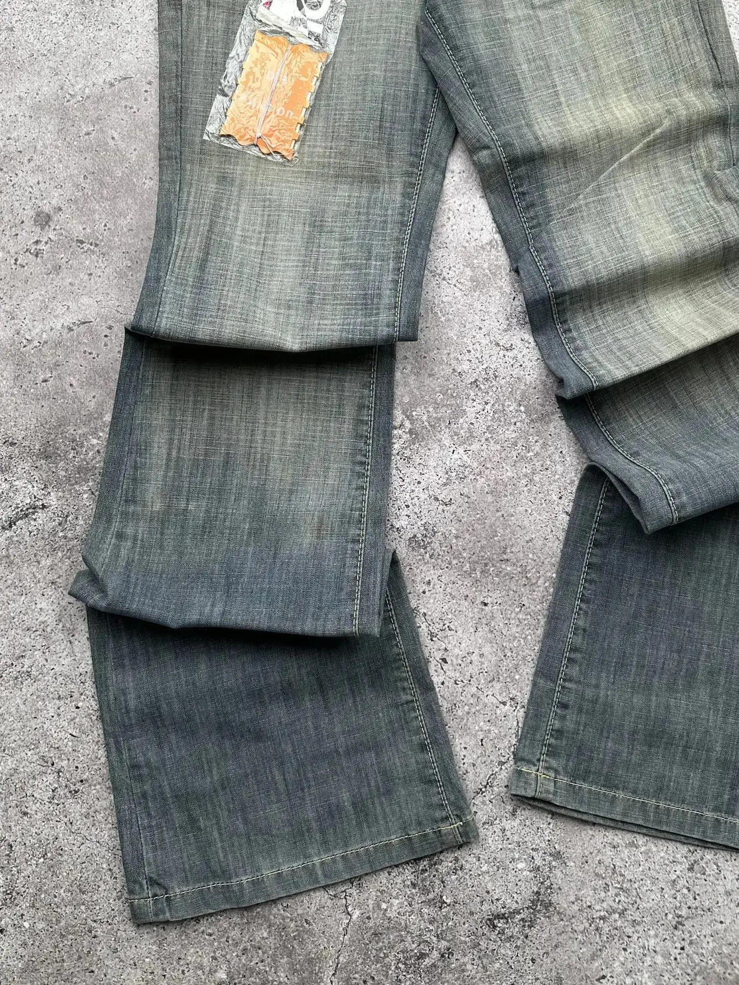 Japanese Brand Vintage Faded Flare Jeans C167(V337) Size 25" / US 0 / IT 36 - 3 Thumbnail