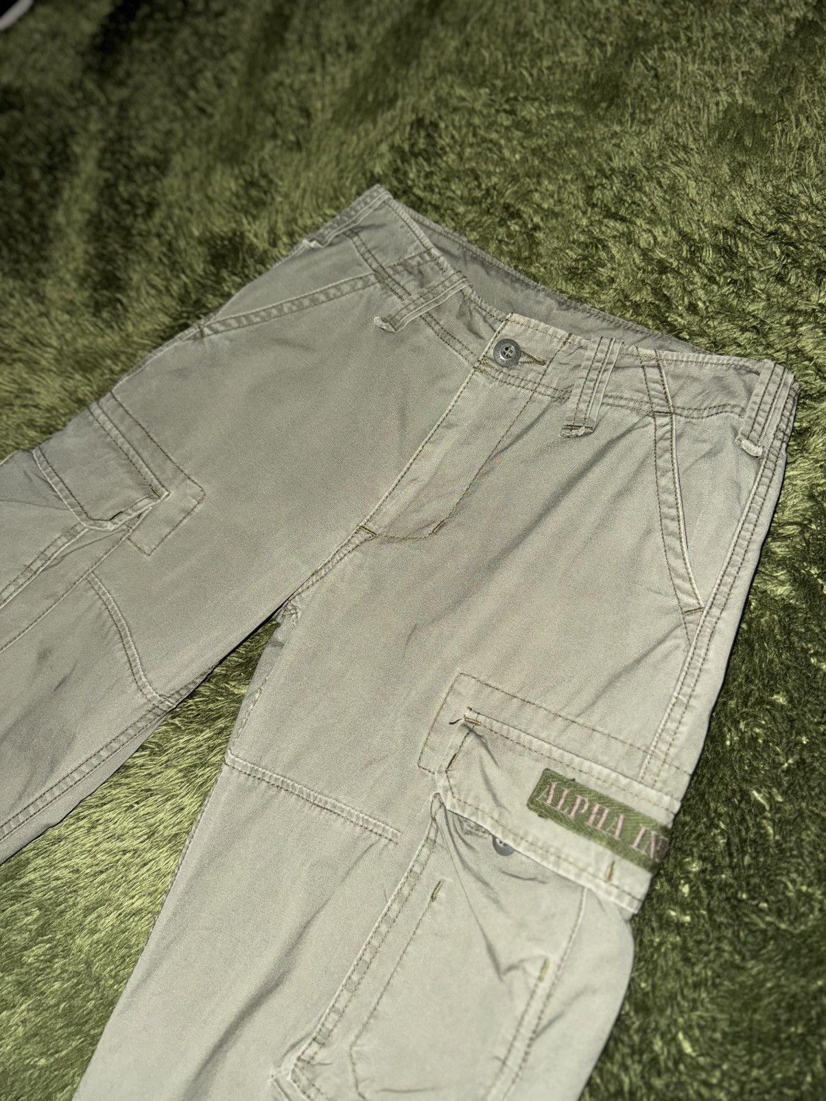 Alpha Industries [S] Alpha Industries Japan Release Multi Cargo Pants Sage Size US 30 / EU 46 - 2 Thumbnail
