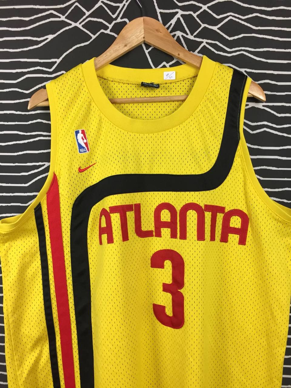 NBA Vtg Nike NBA Atlanta Hawks Shareef Abdur Rahim Jersey Size US XL / EU 56 / 4 - 4 Thumbnail