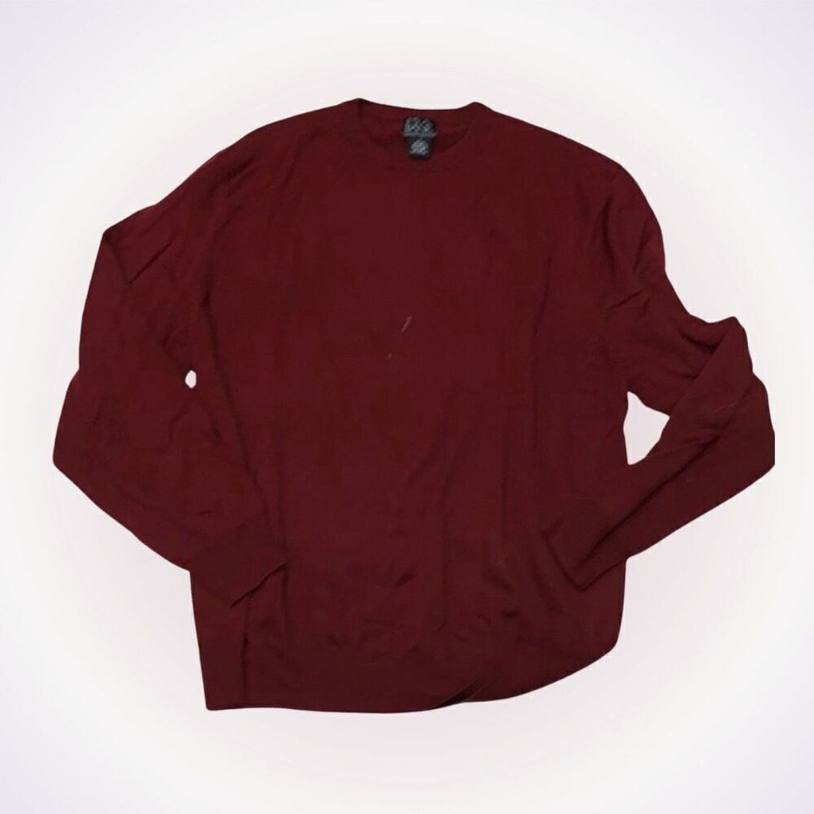 Jos. A. Bank Jos. A. Bank Red Wool Crewneck Knit Sweater | Sz L Size US L / EU 52-54 / 3 - 1 Thumbnail