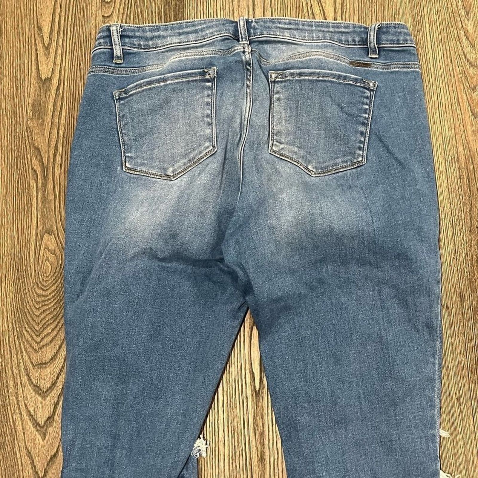 Vintage KanCan Womens XL Skinny Jeans Jeggings Distressed Stretch Size 34" / US 12 / IT 48 - 11 Thumbnail