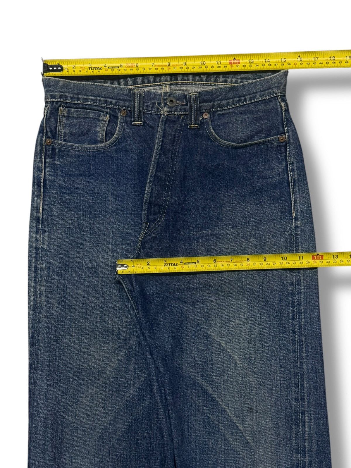 Denime Vintage 00s DENIME Lot 578 Japanese Selvedge Denim Jeans W30 Size US 30 / EU 46 - 20 Thumbnail