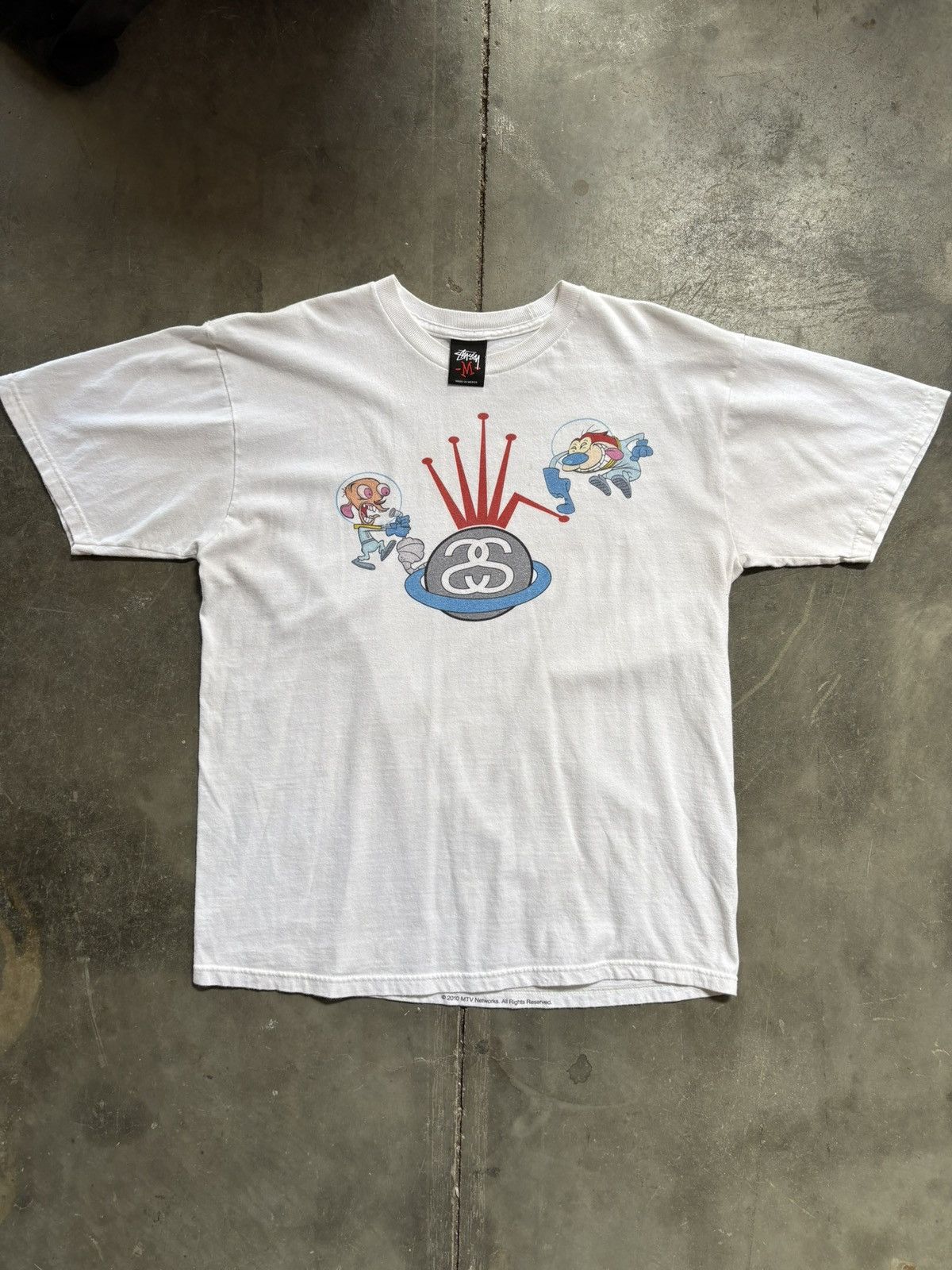Stussy Vintage Stussy x Ren & Stimpy Tee Size US M / EU 48-50 / 2 - 2 Thumbnail