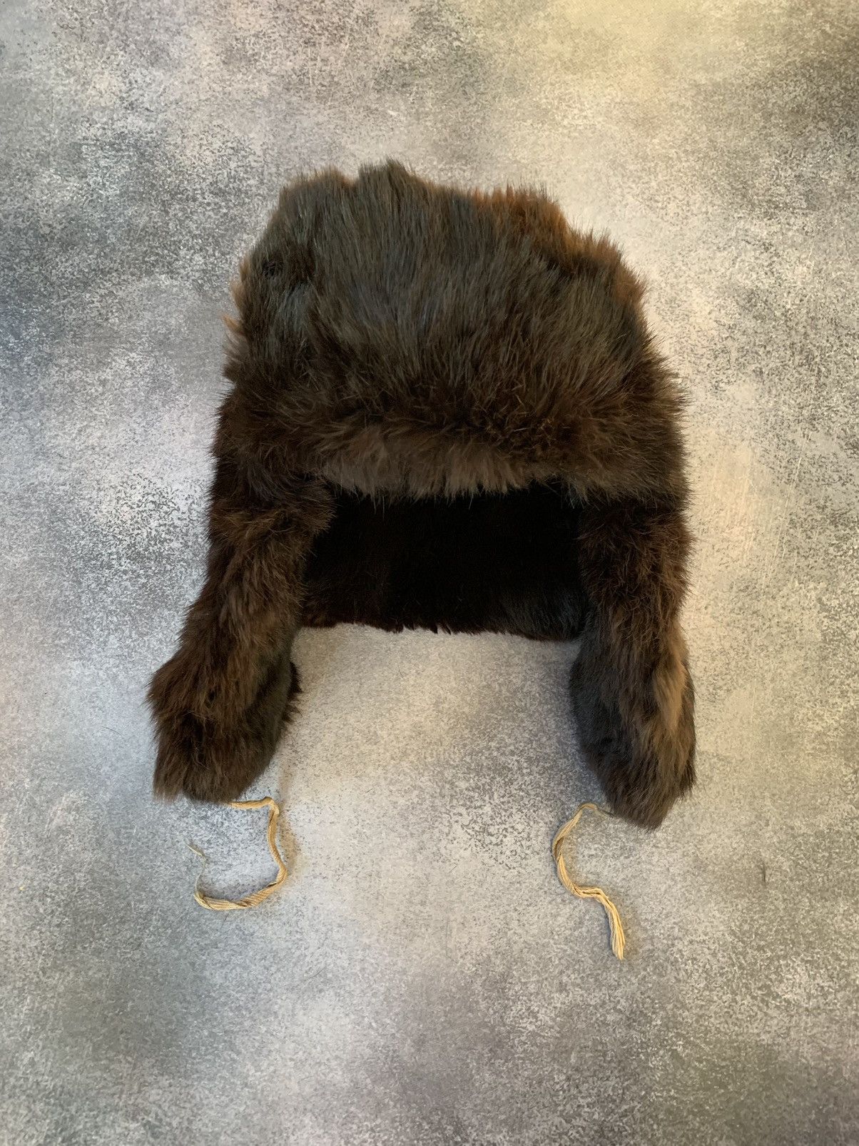 Vintage Vintage 90s Alt Ushanka Fuzzy Trapper Fur Winter Hat Size ONE SIZE - 5 Thumbnail