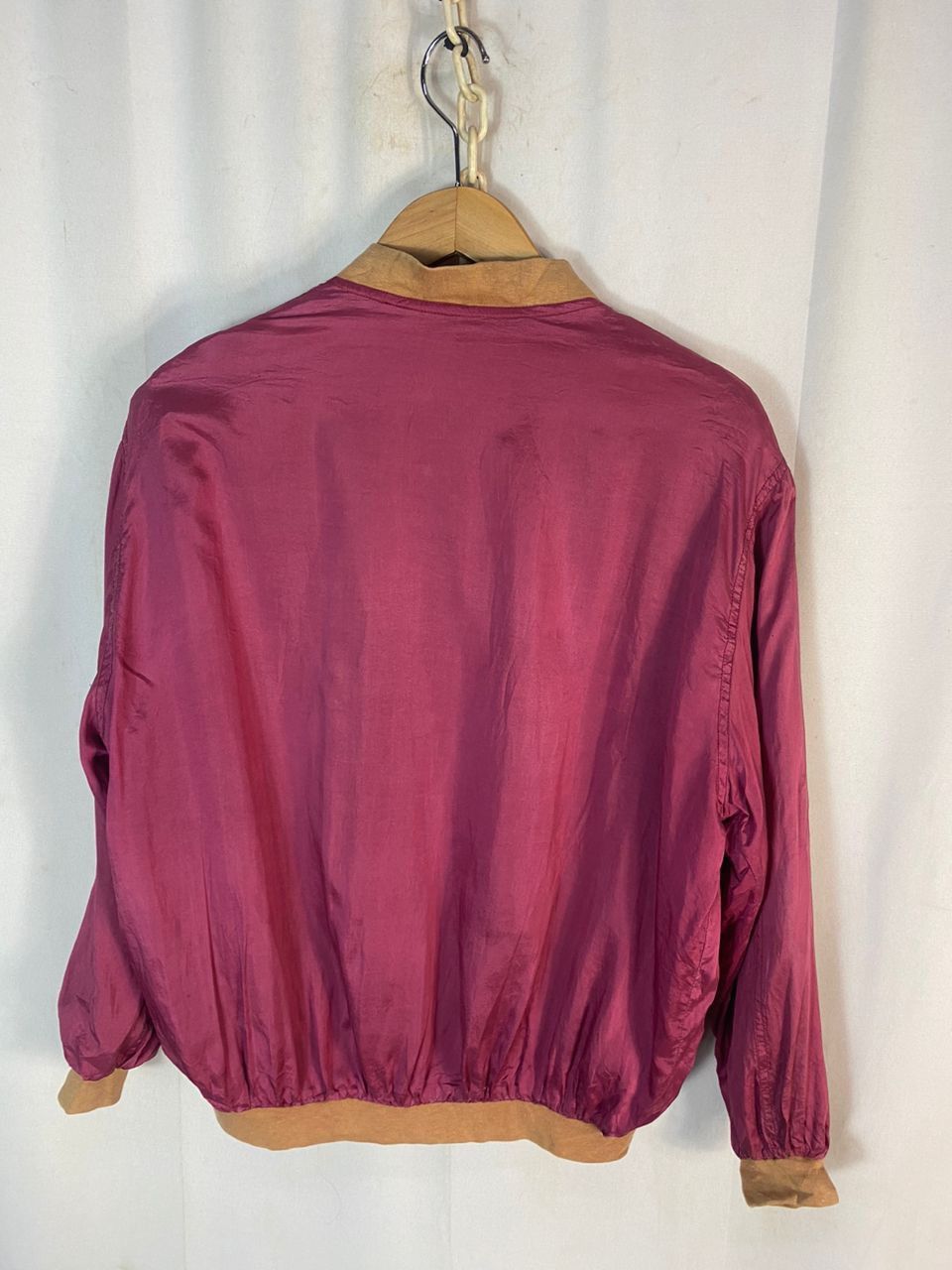 Other × Vintage Unisex🔥Unbrand silk zipper jacket Size L / US 10 / IT 46 - 9 Thumbnail