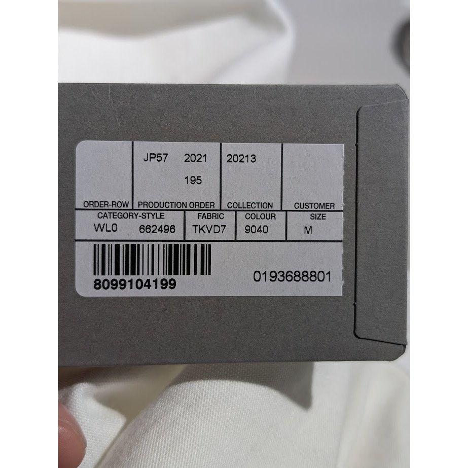 Balenciaga o1rshd1 Long Sleeve T-Shirt in White Size US M / EU 48-50 / 2 - 20 Thumbnail