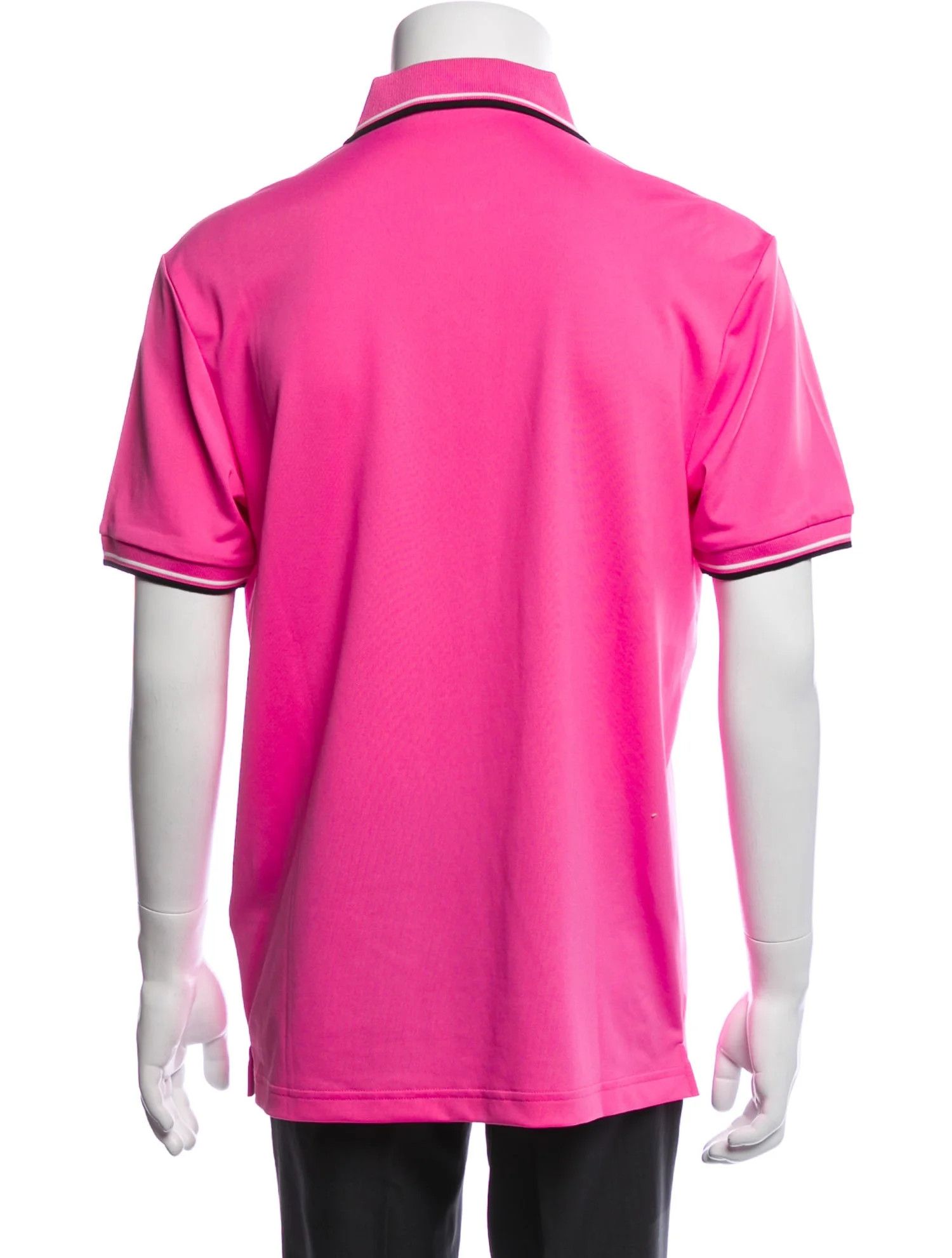 Prada o1mt1gz0924 Short Sleeve Polo Shirt in Pink Size US XS / EU 42 / 0 - 4 Thumbnail