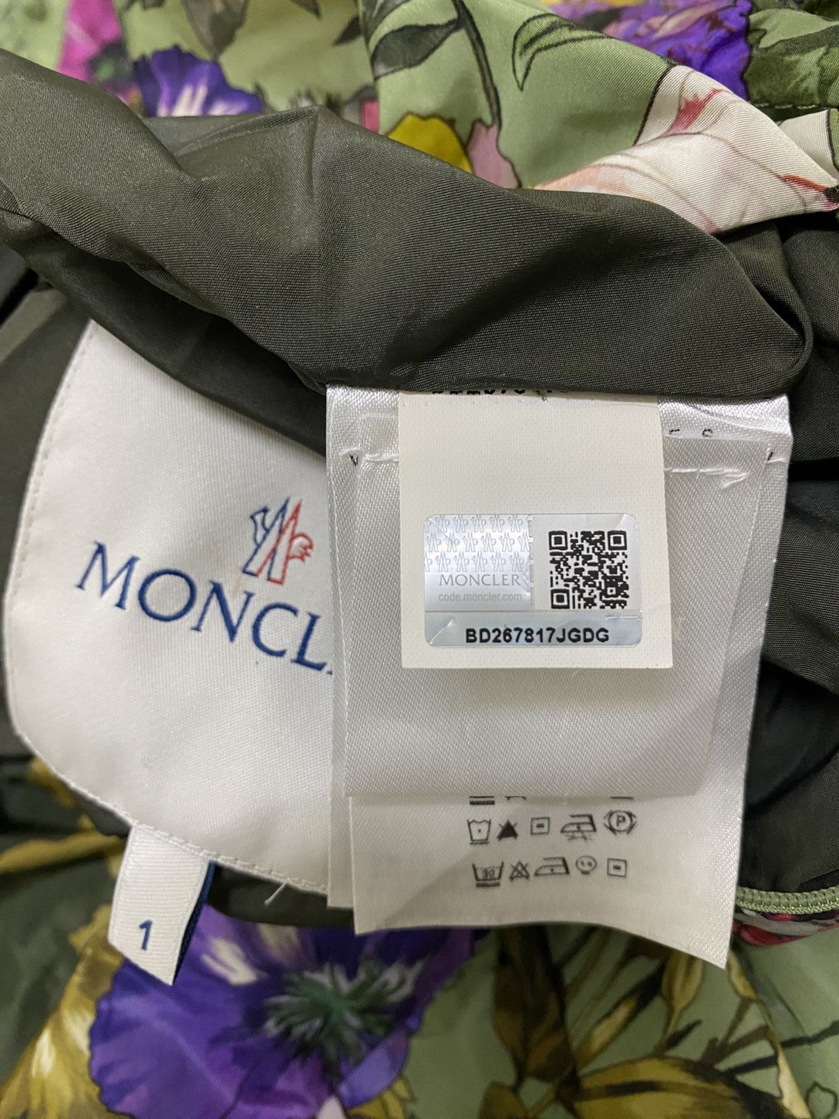 Designer × Moncler MONCLER FLORAL REVERSABLE HOODIE JACKET Size M / US 6-8 / IT 42-44 - 17 Thumbnail
