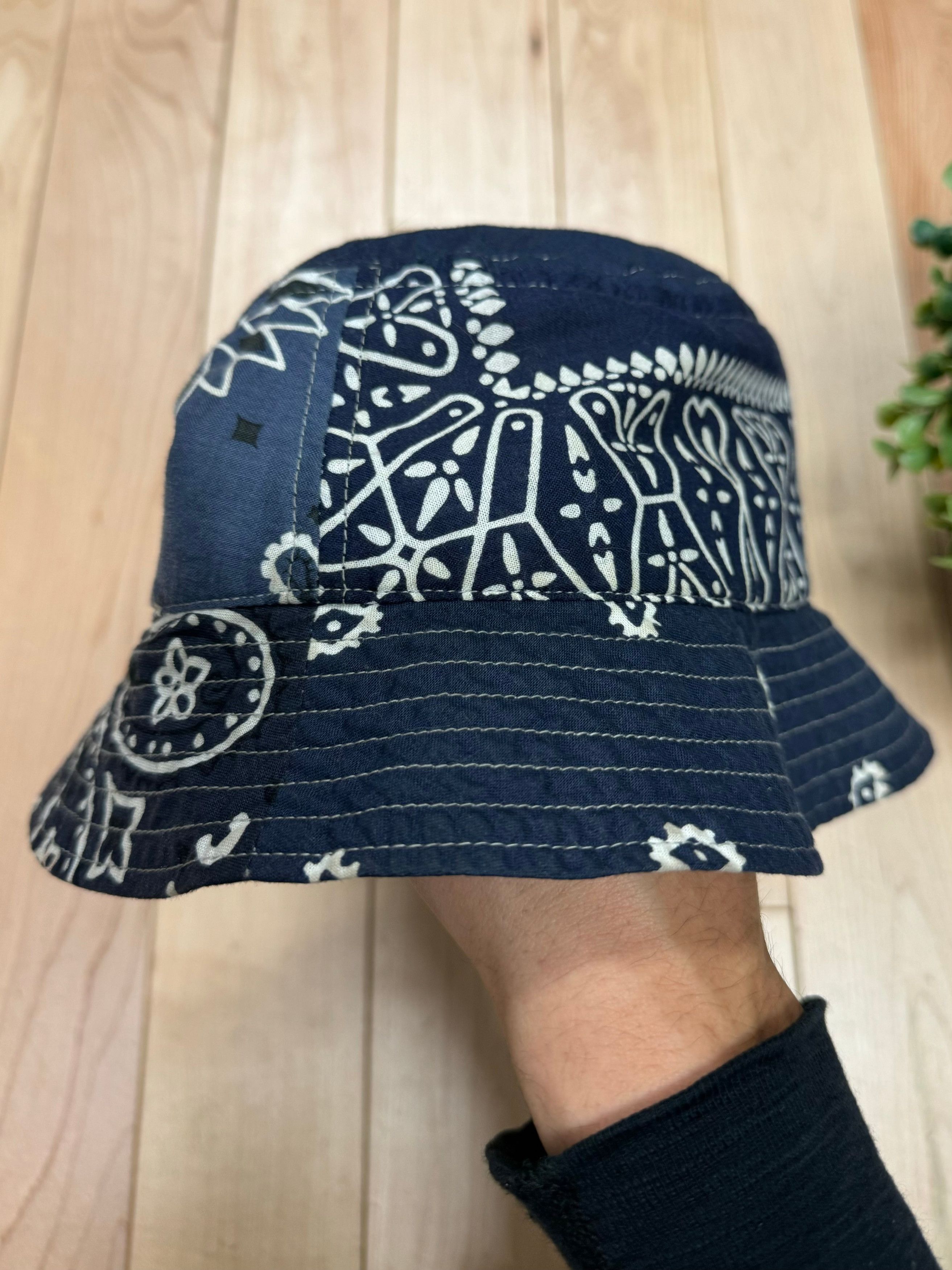 Kapital Kapital Paisley Print Bandanna Bucket Hat Size ONE SIZE - 3 Thumbnail