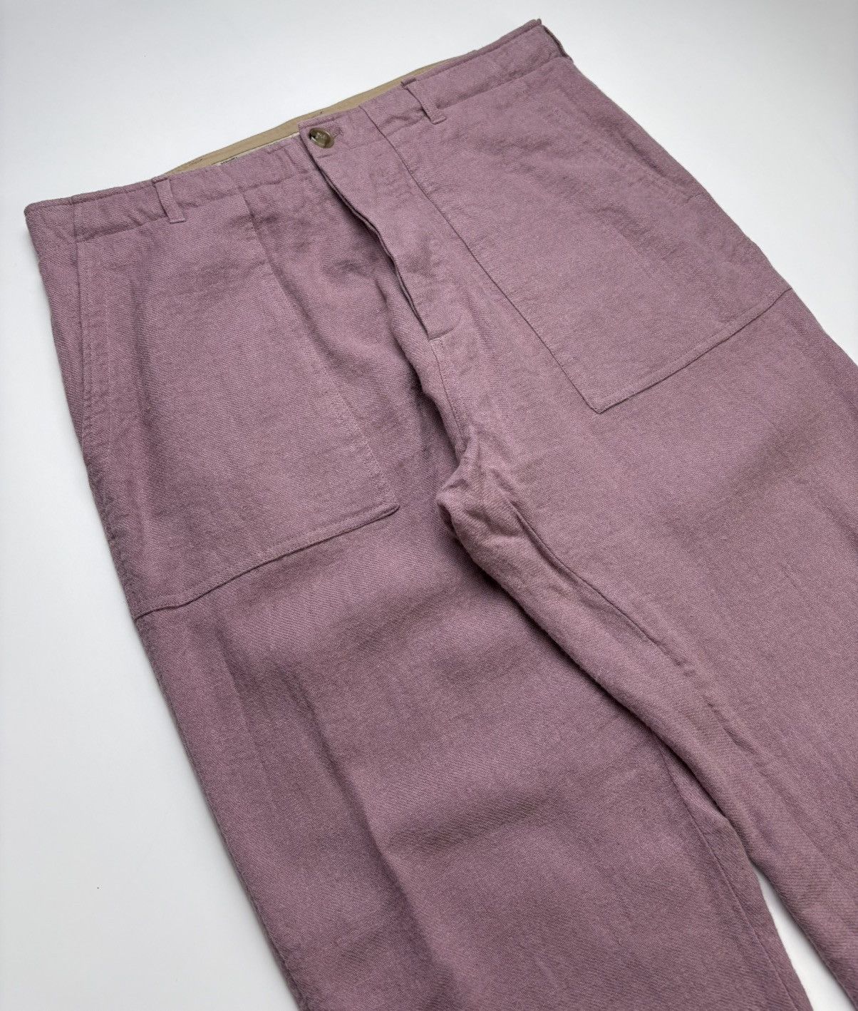 Nanushka Nanushka Gauis Linen Pink Trousers Size US 34 / EU 50 - 3 Thumbnail