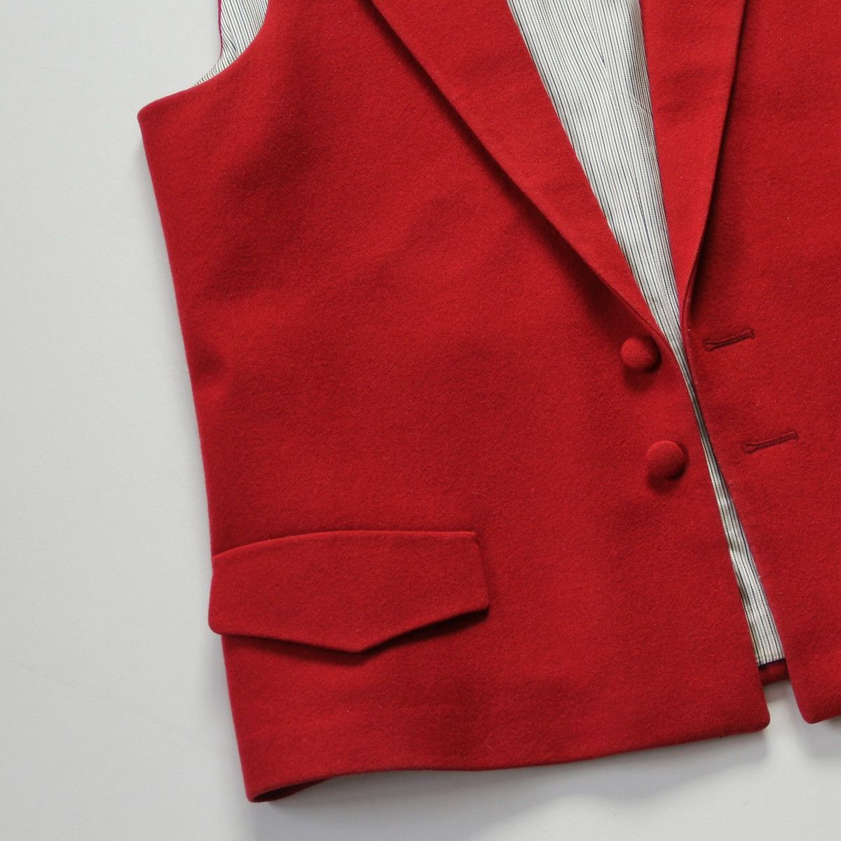 Jean Paul Gaultier Vintage 80s Jean Paul Gaultier Wool Waiters Vest Size US L / EU 52-54 / 3 - 9 Thumbnail
