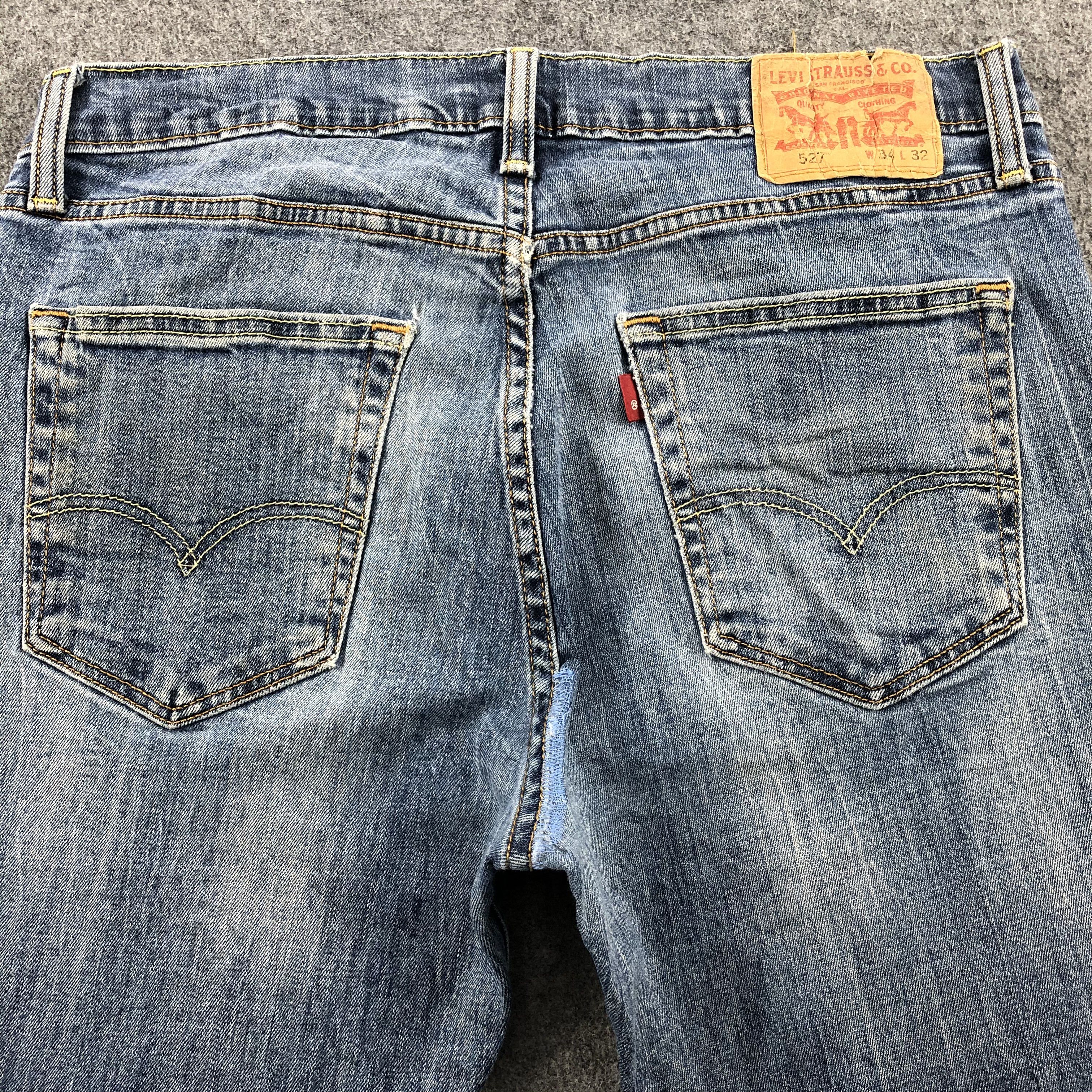 Levi's × Vintage Vintage Blue Wash Levis 527 Flare Jeans-JM1855 Size US 34 / EU 50 - 4 Thumbnail